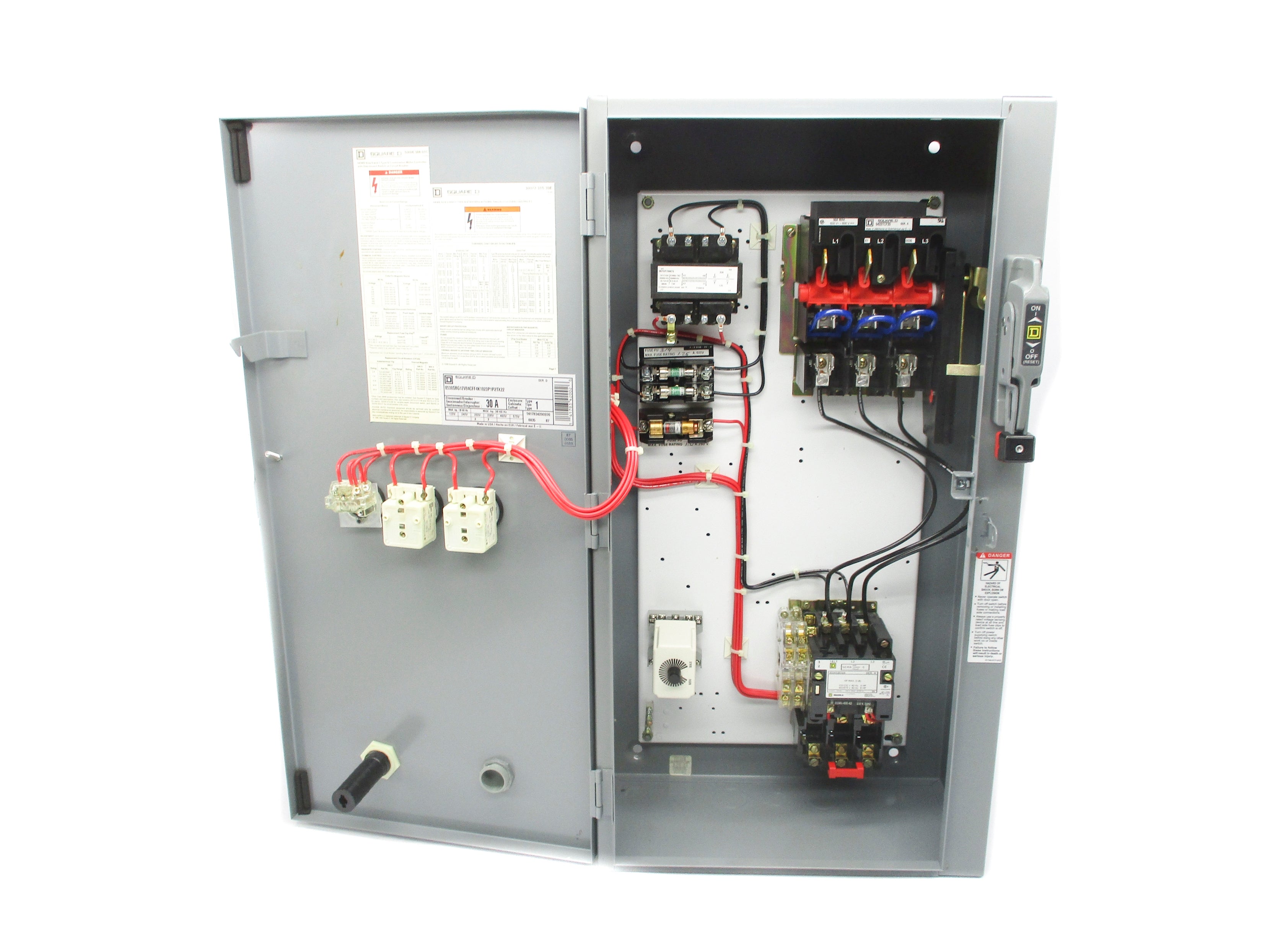 SQUARE D 8538SBG12V84CFF4K1023P1P2TX22 SER. D NSMP