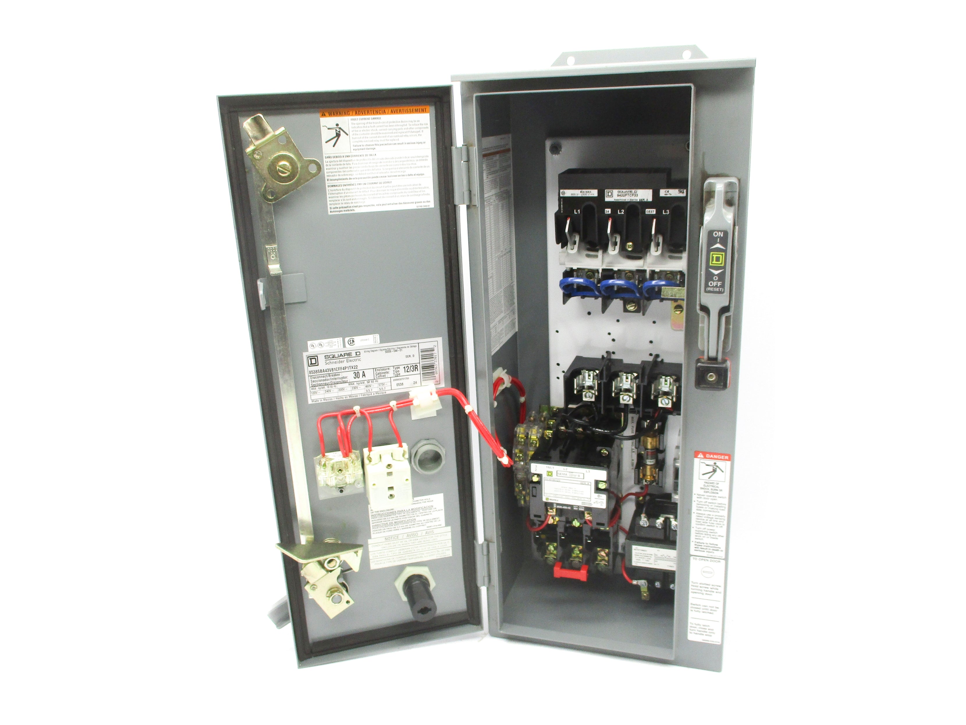 SQUARE D 8538SBA43V81CFF4P1TX22 SER. D NSNP