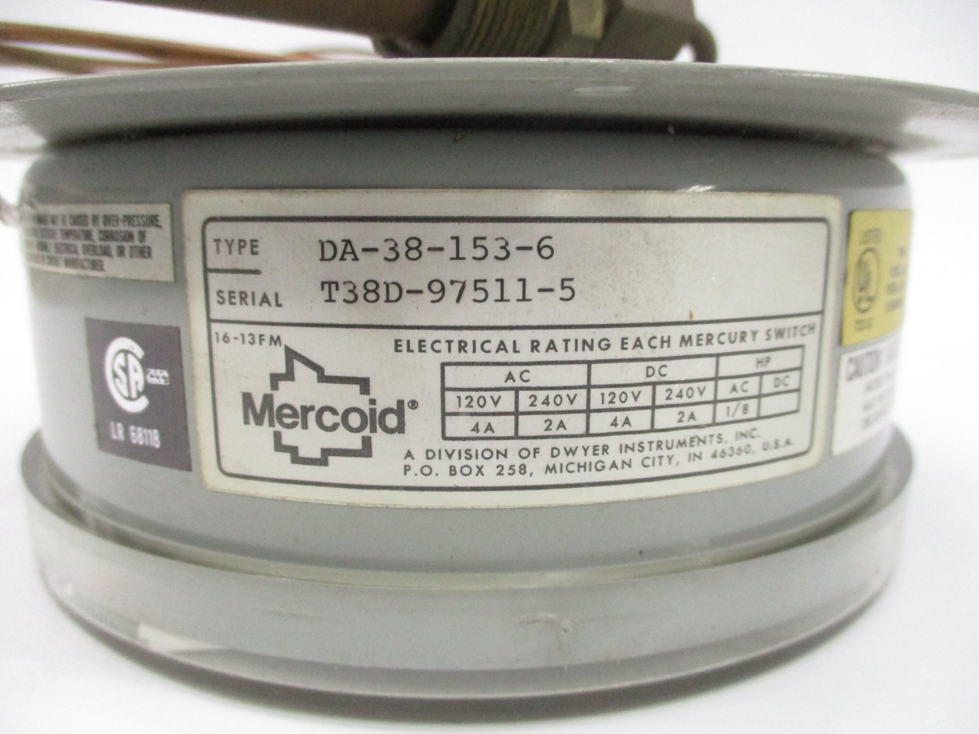 MERCOID DA-38-153-6 NSNP