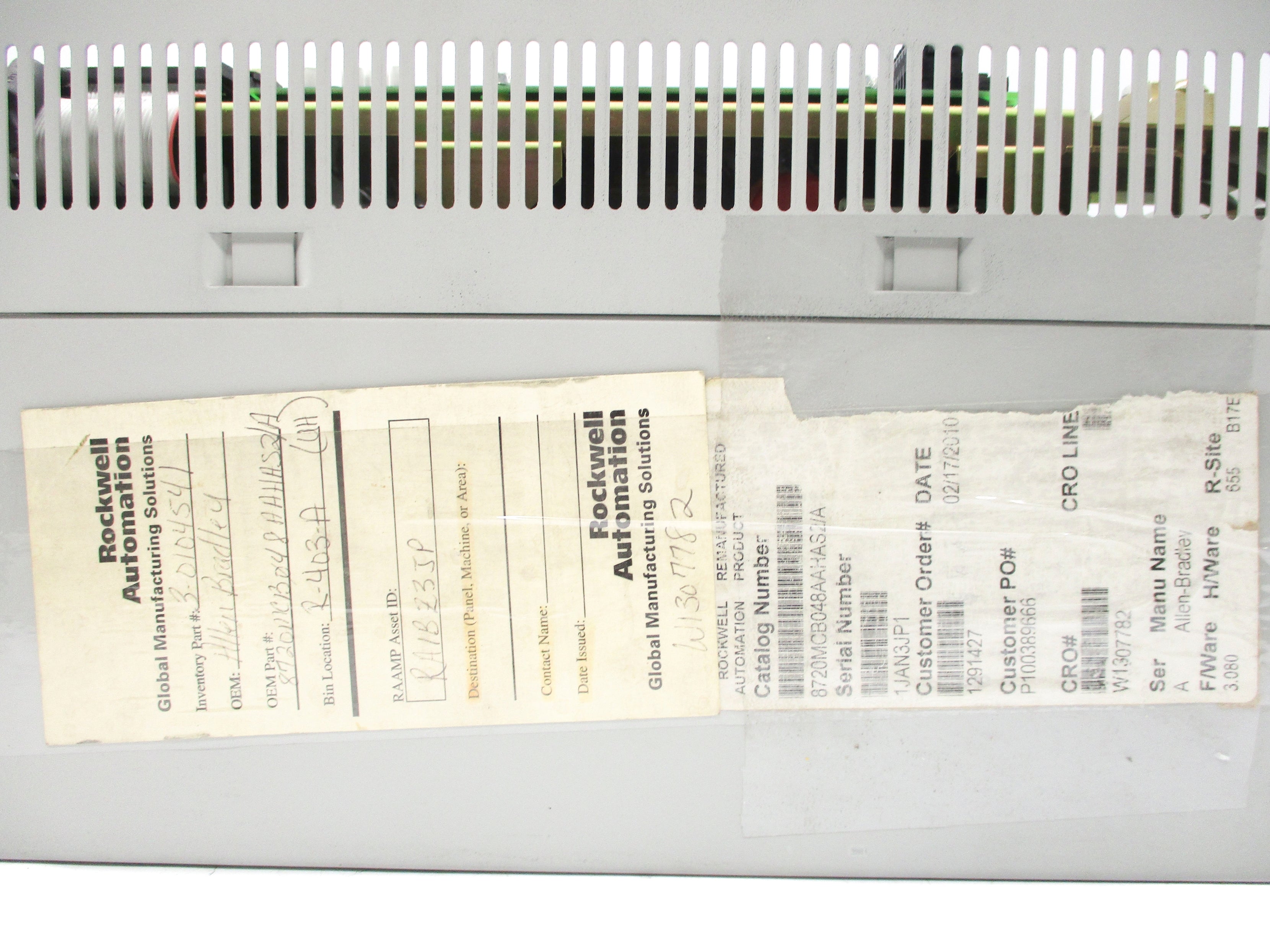 INDUSTRIAL SPARE PART 8720MCB048AAHAS2 SER. A REMAN