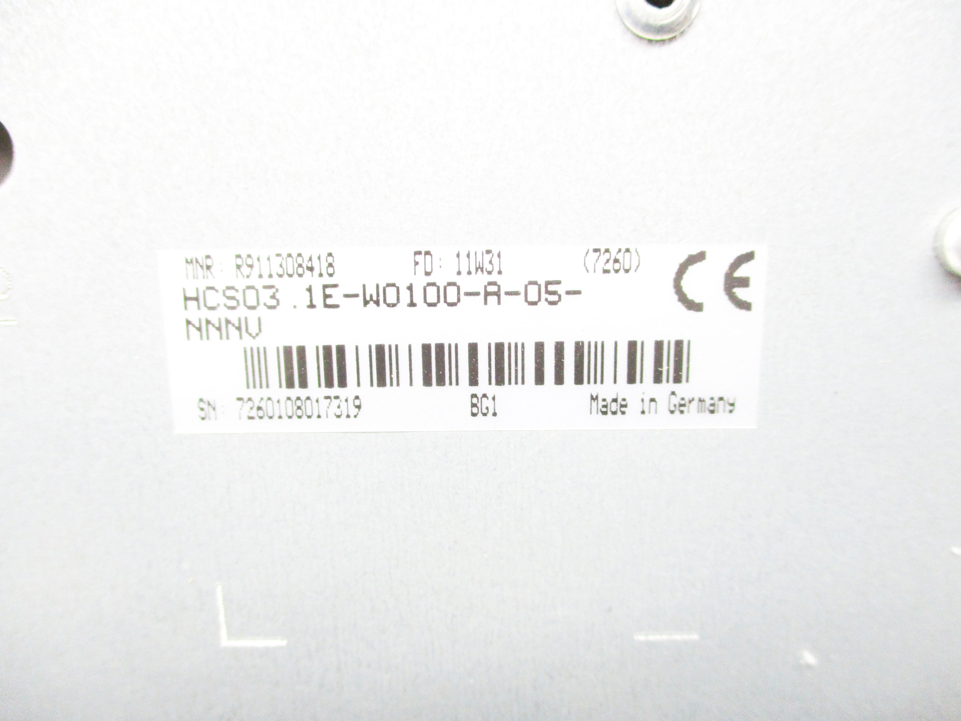 REXROTH HCS03.1E-W0100-A-05-NNNV R911308418 NSMP