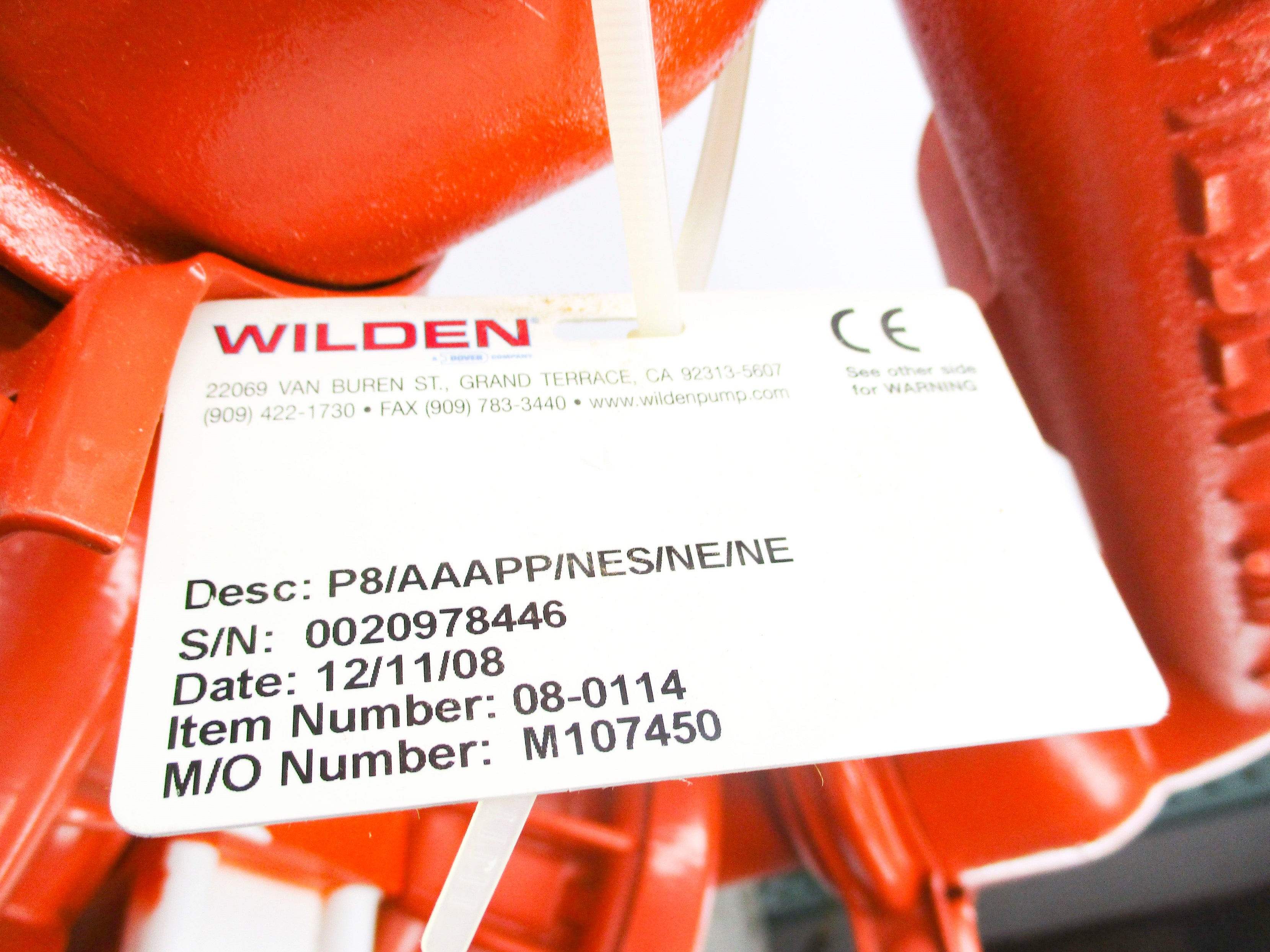 WILDEN P8/AAAPP/NES/NE/NE NSMP