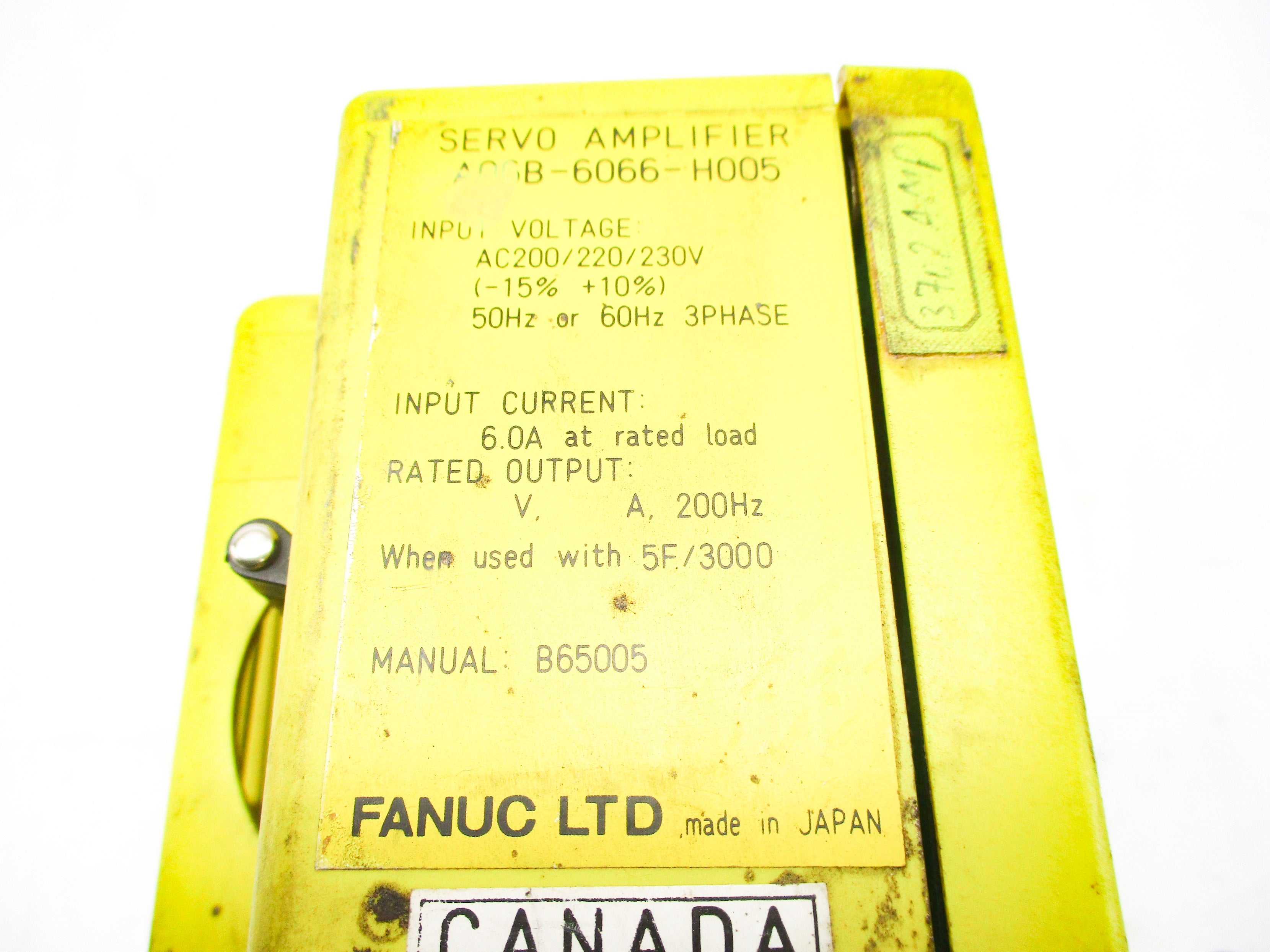 FANUC A06B-6066-H005 UNMP