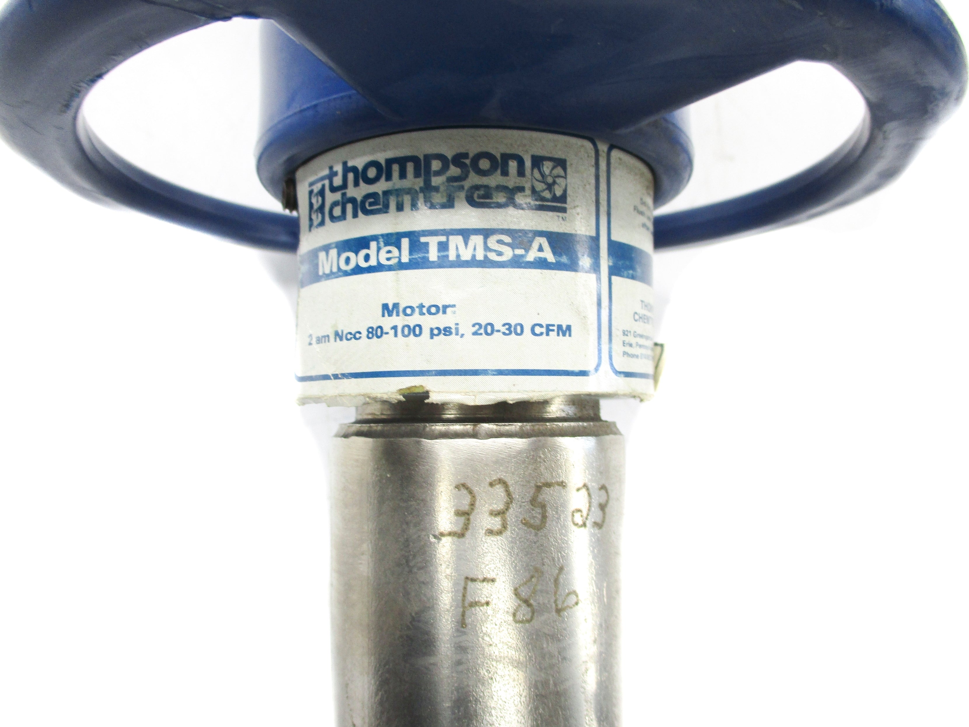 THOMPSON CHEMTREX TMS-A 100PSI UNMP