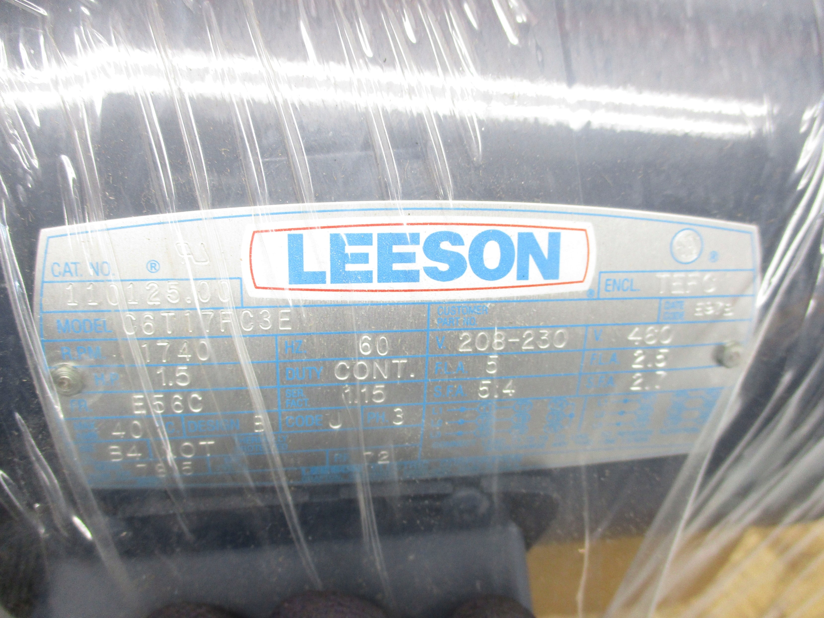 LEESON 110125.00 C6T17FC3E NSMP