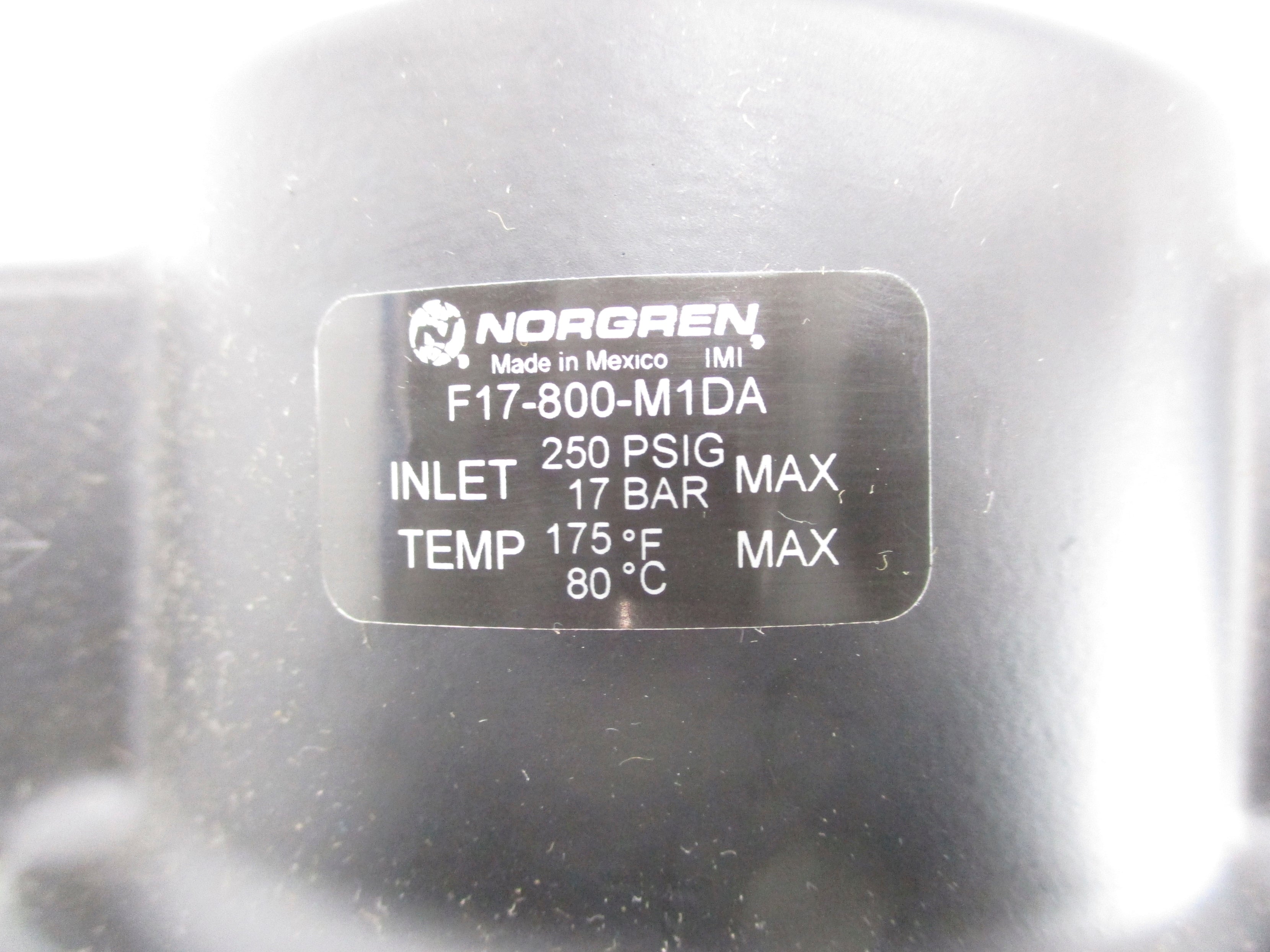 NORGREN F17-800-M1DA 250PSI NSMP