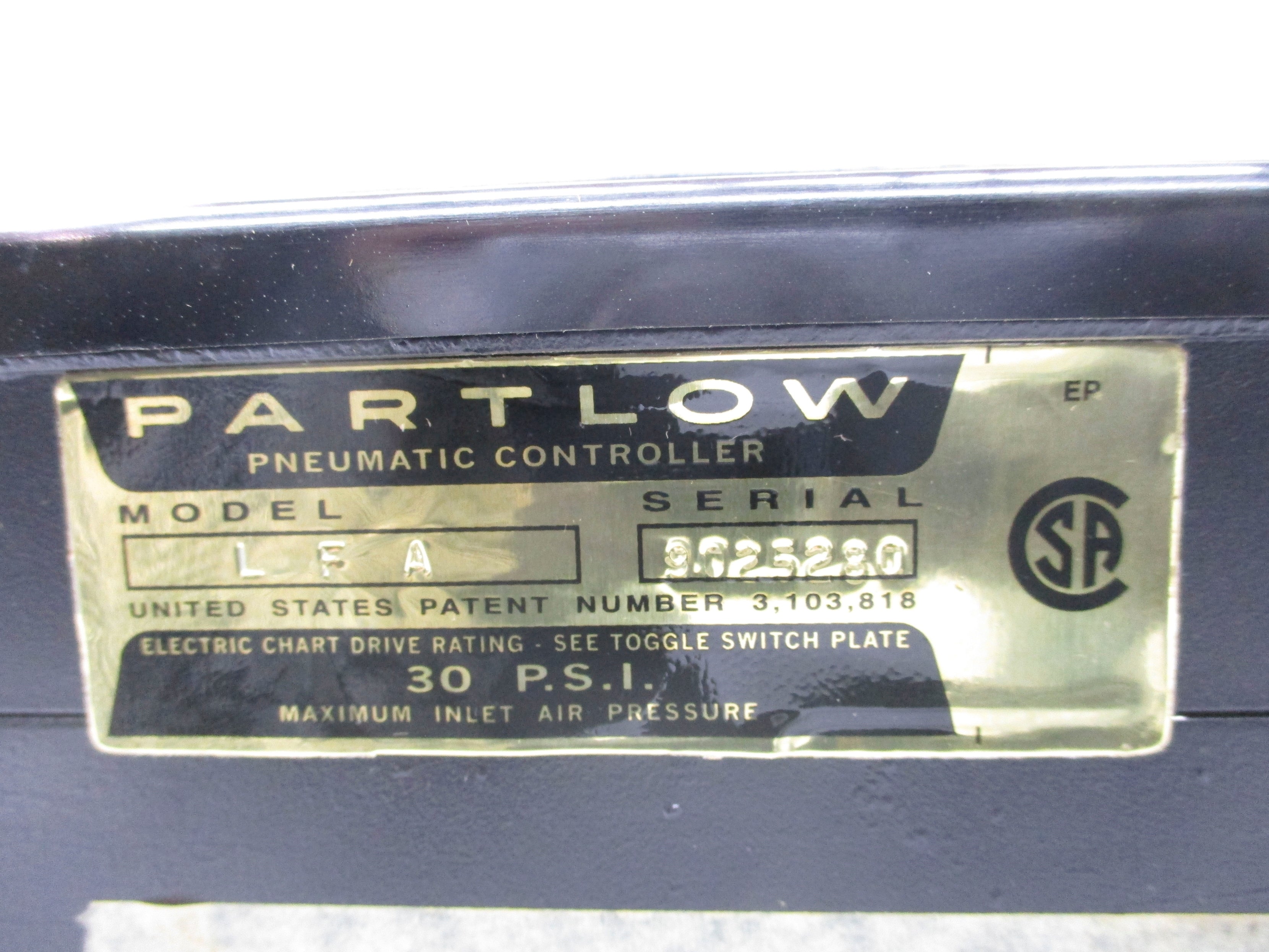 PARTLOW LFA 0-110C NSNP