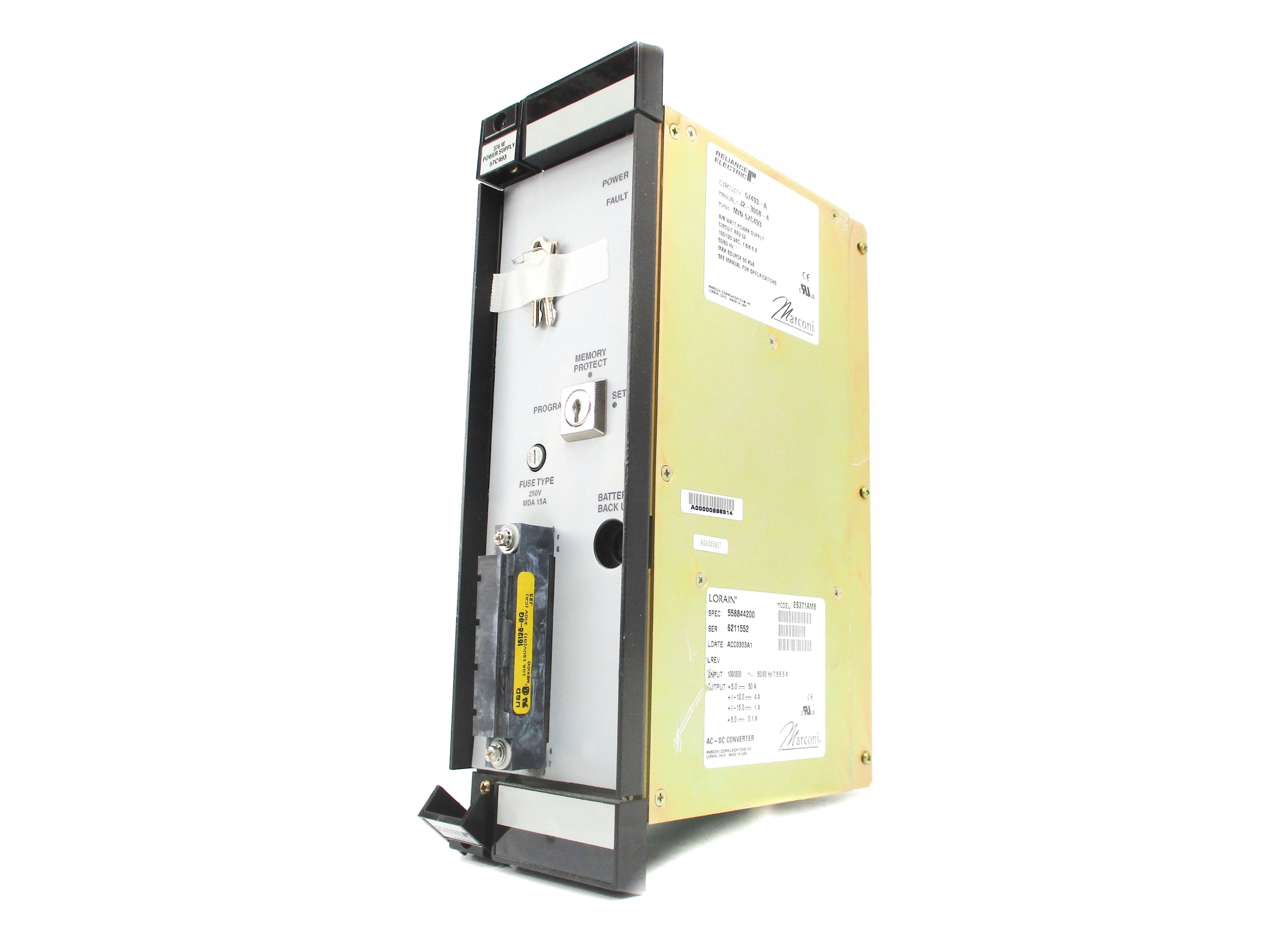 RELIANCE ELECTRIC 57C493 100/120VAC 7.8/6.5A NSNP