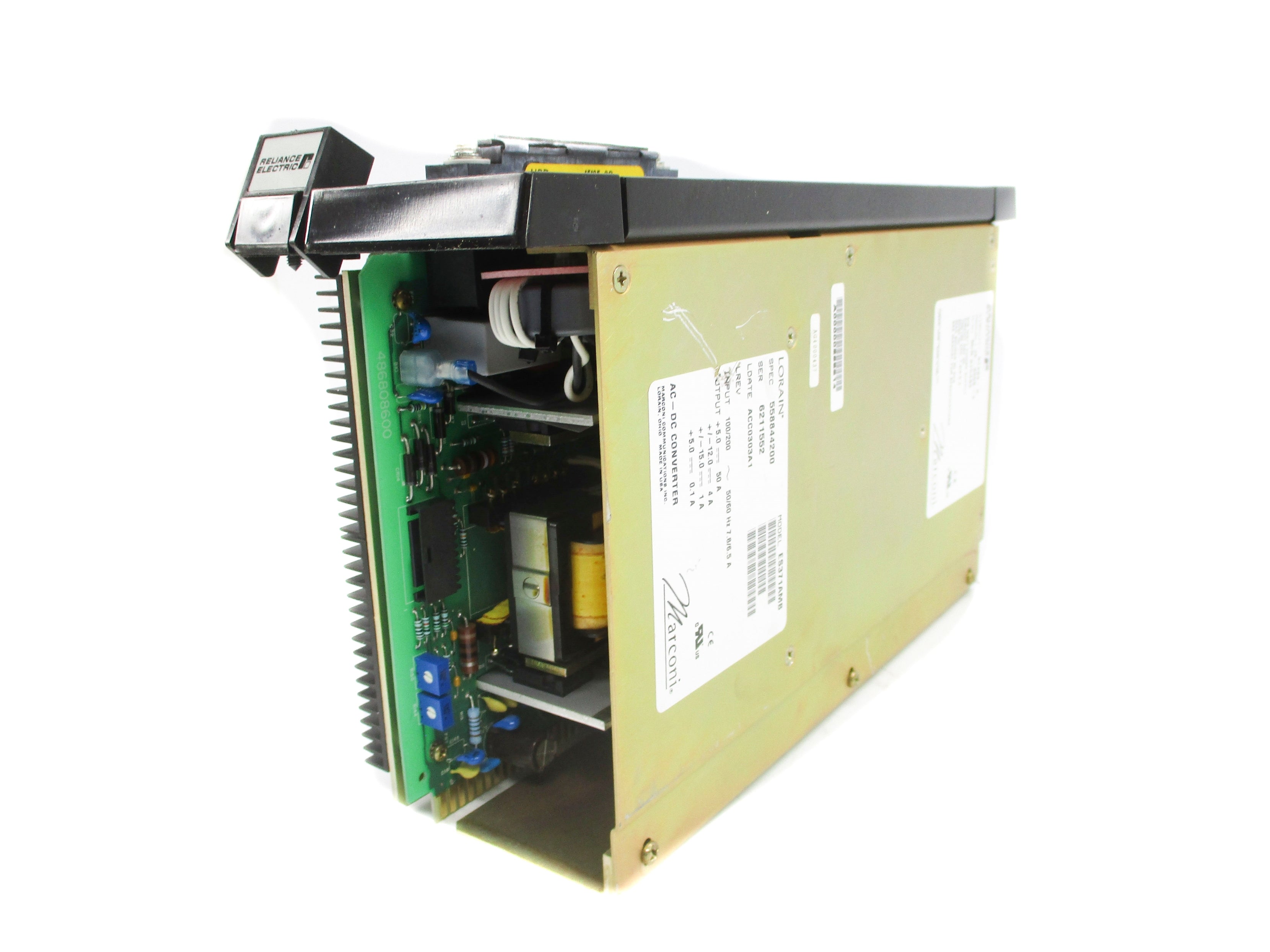 RELIANCE ELECTRIC 57C493 100/120VAC 7.8/6.5A NSNP