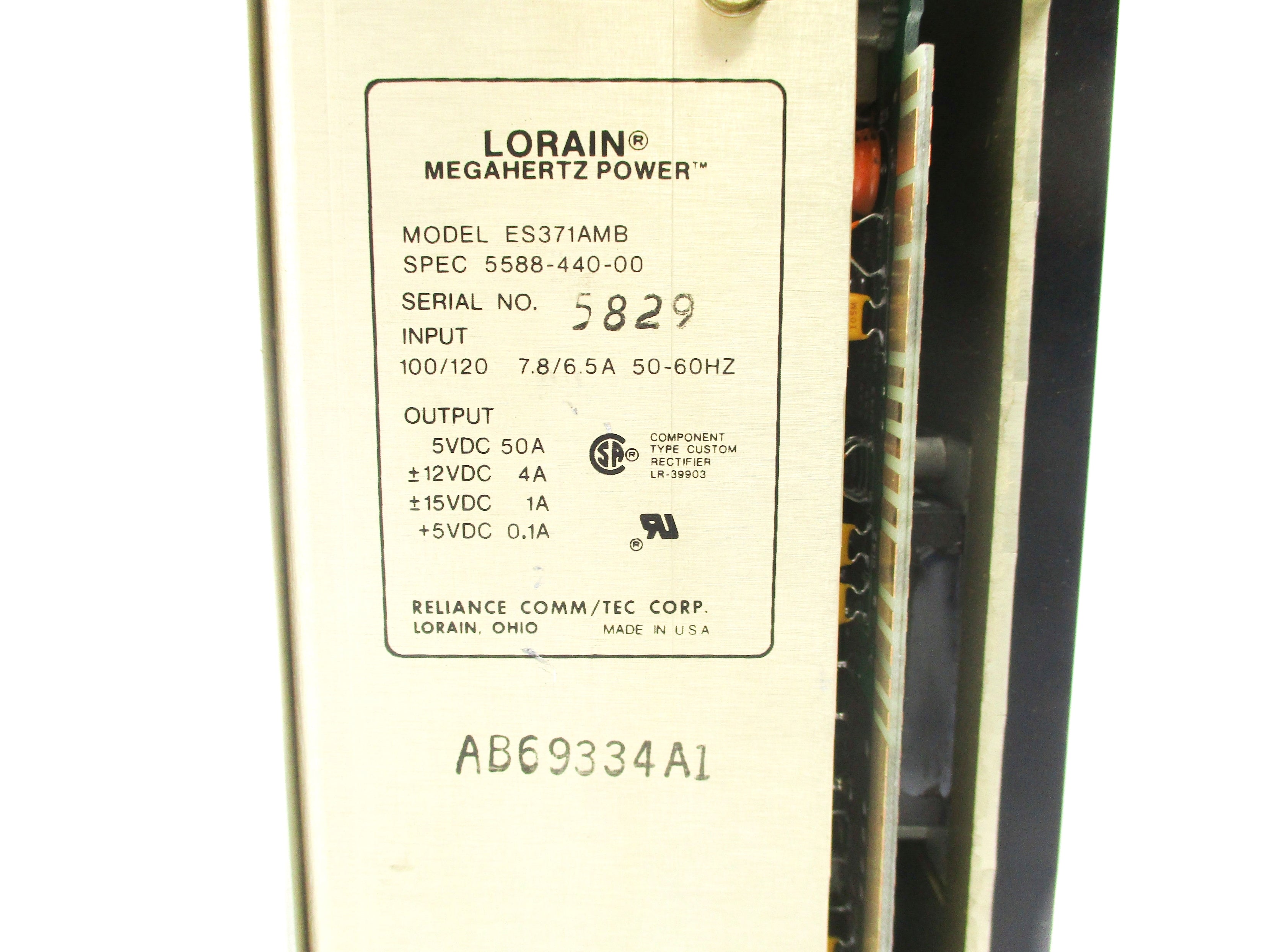 LORAIN ES371AMB 5588-440-00 UNMP