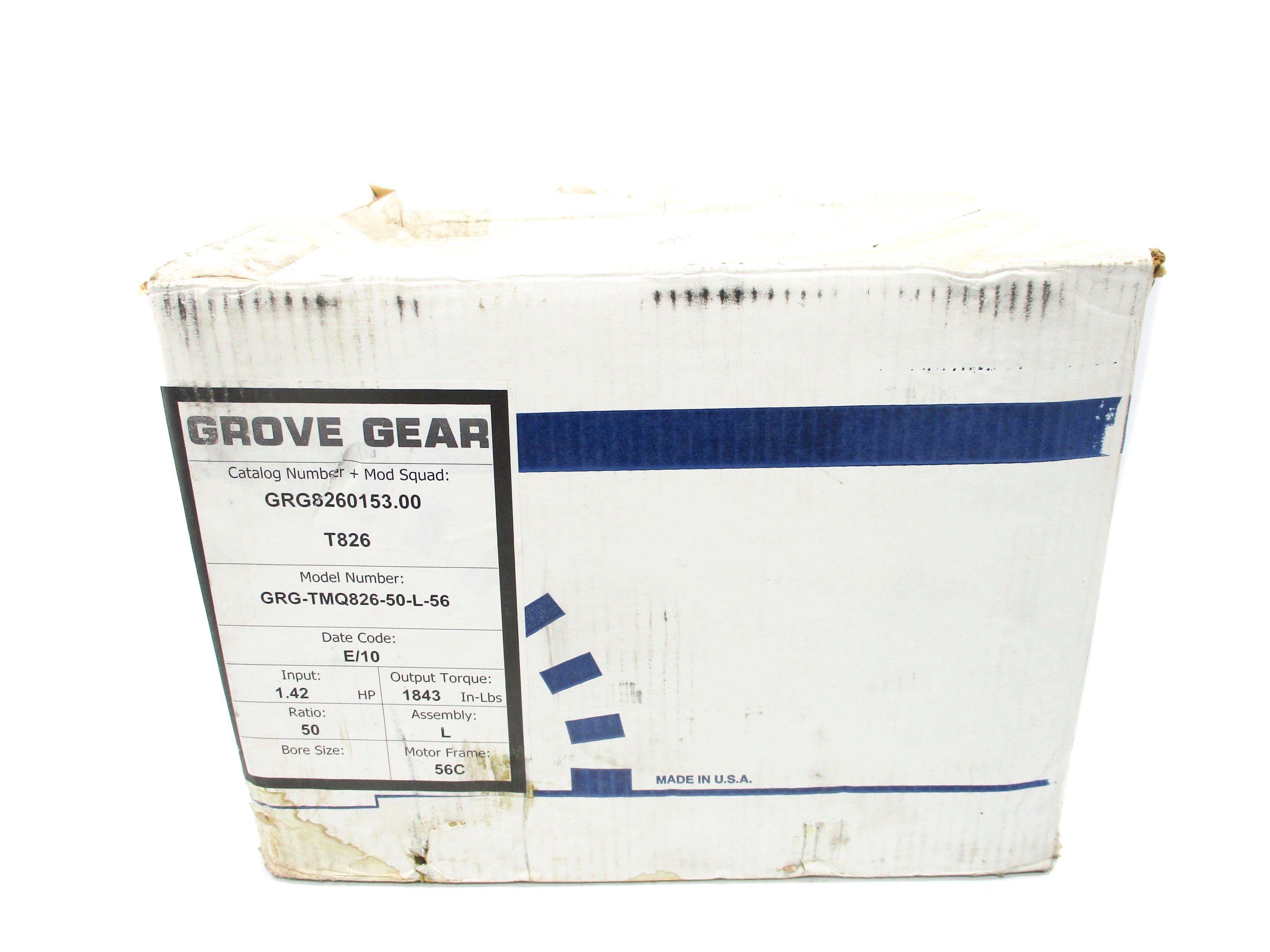 GROVE GEAR GRG-TMQ826-50-L-56 NSMP