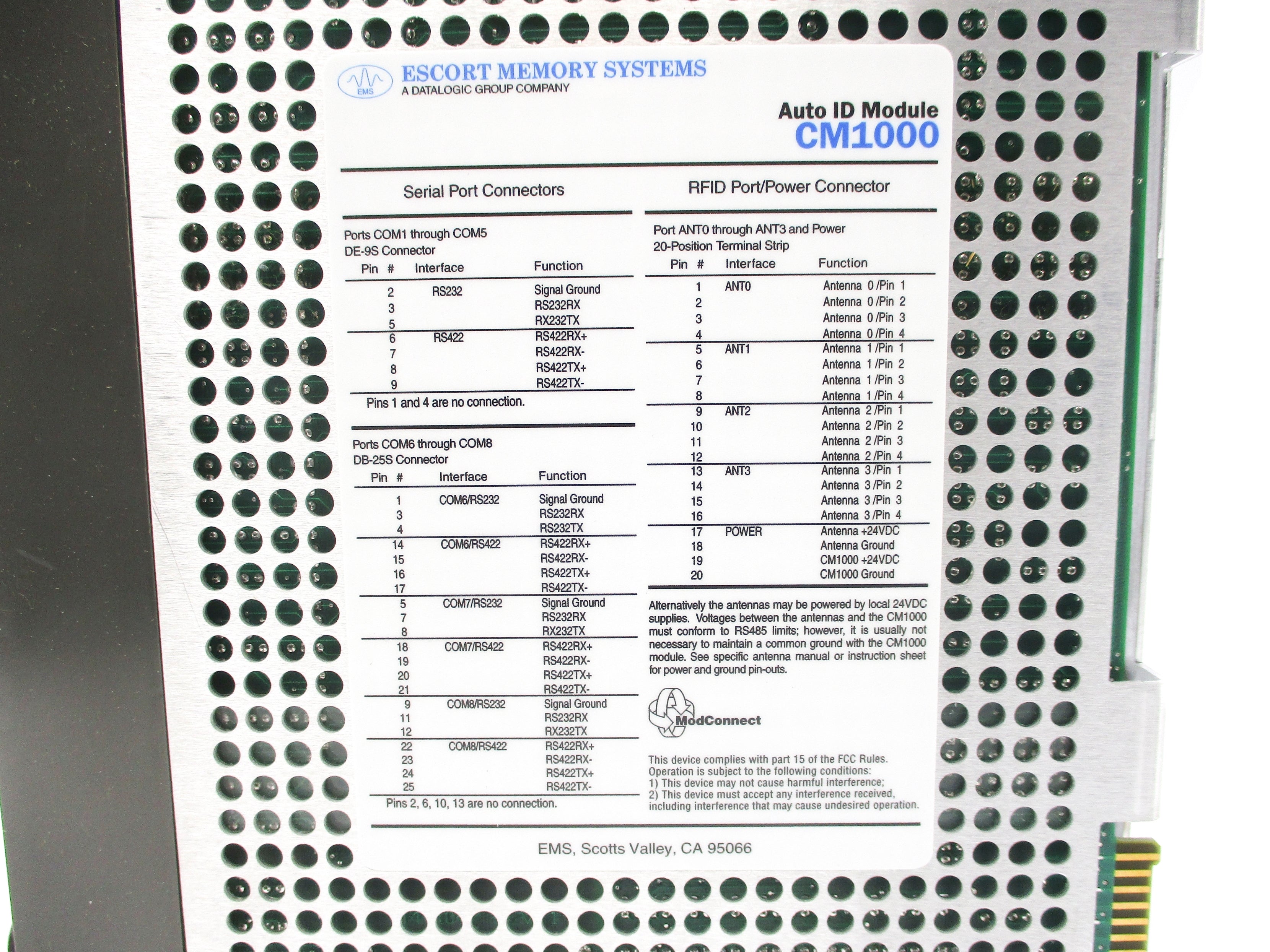 EMS CM1000 NSMP