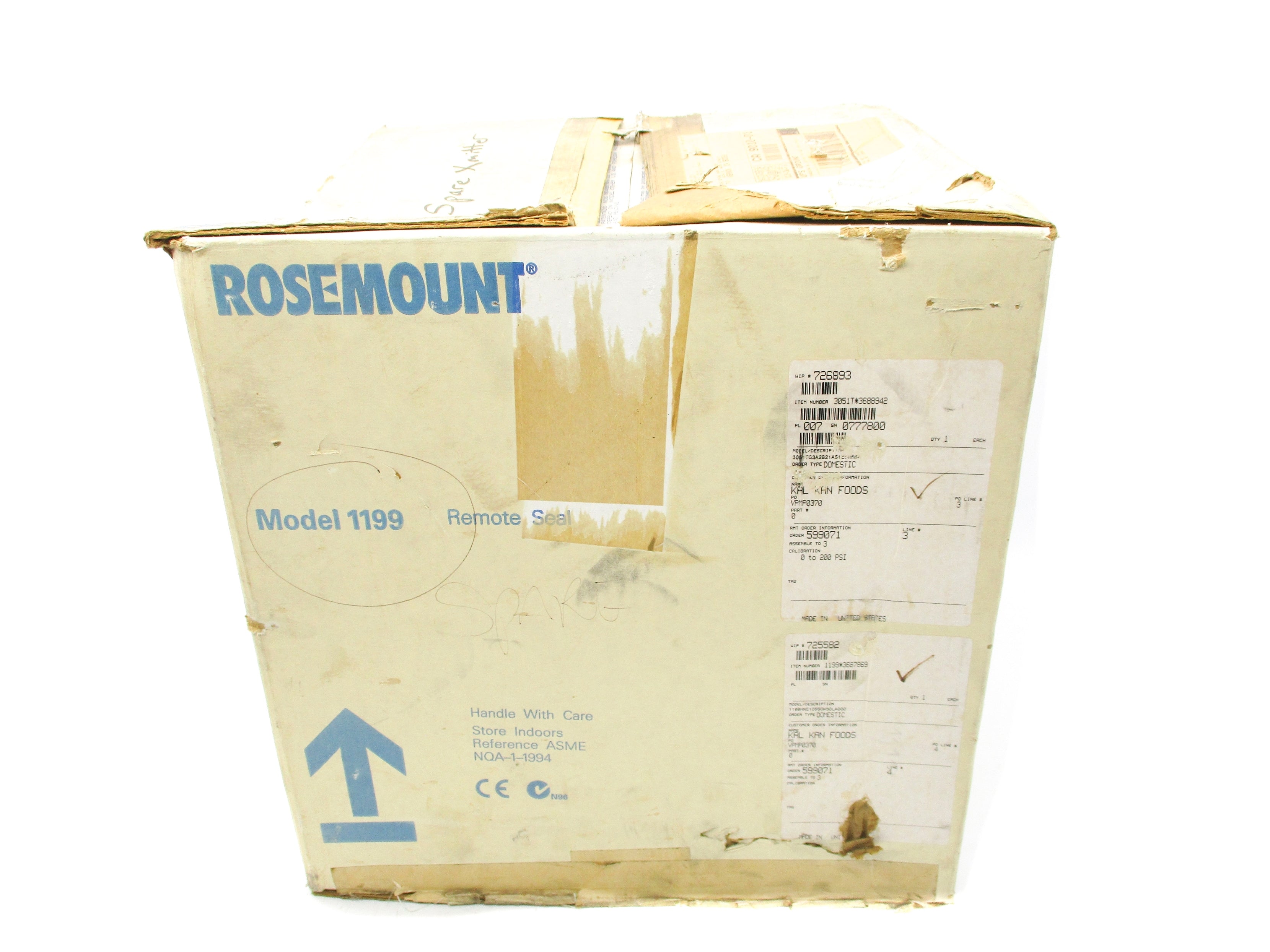 ROSEMOUNT 3051TG3A2B21AS1E5M5B4 NSMP