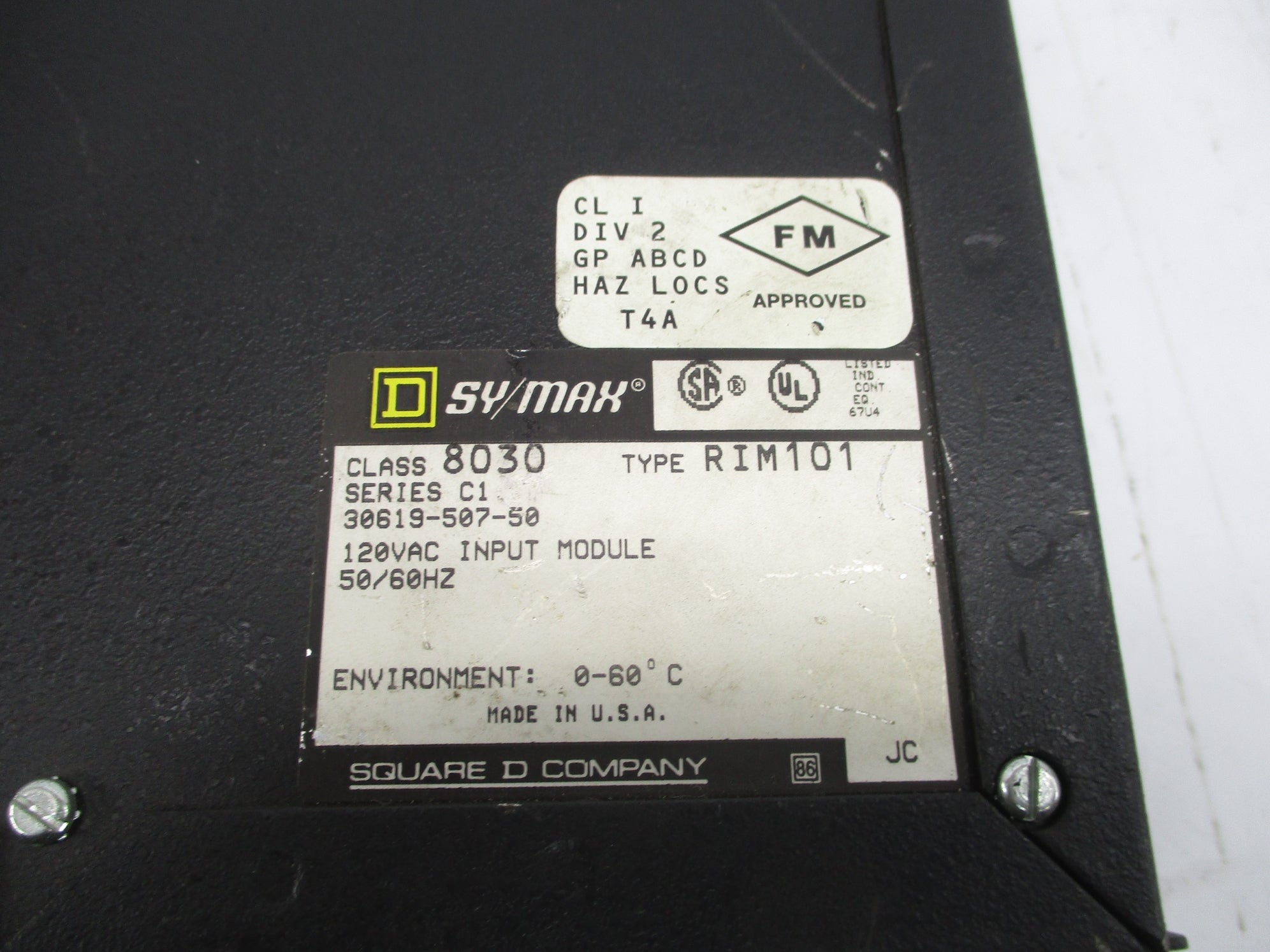SQUARE D 8030RIM101 SER. C1 120V UNMP