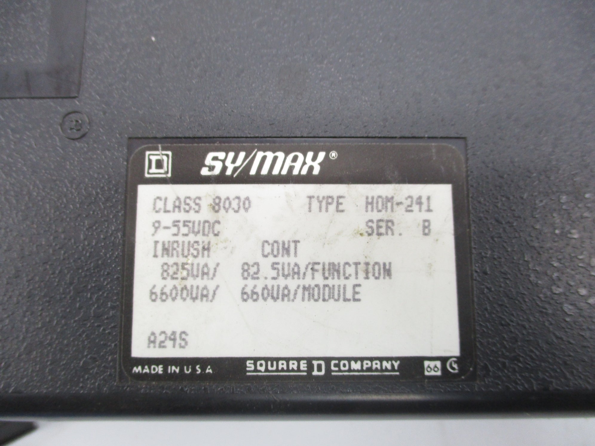 SQUARE D 8030HOM241 SER. B UNMP