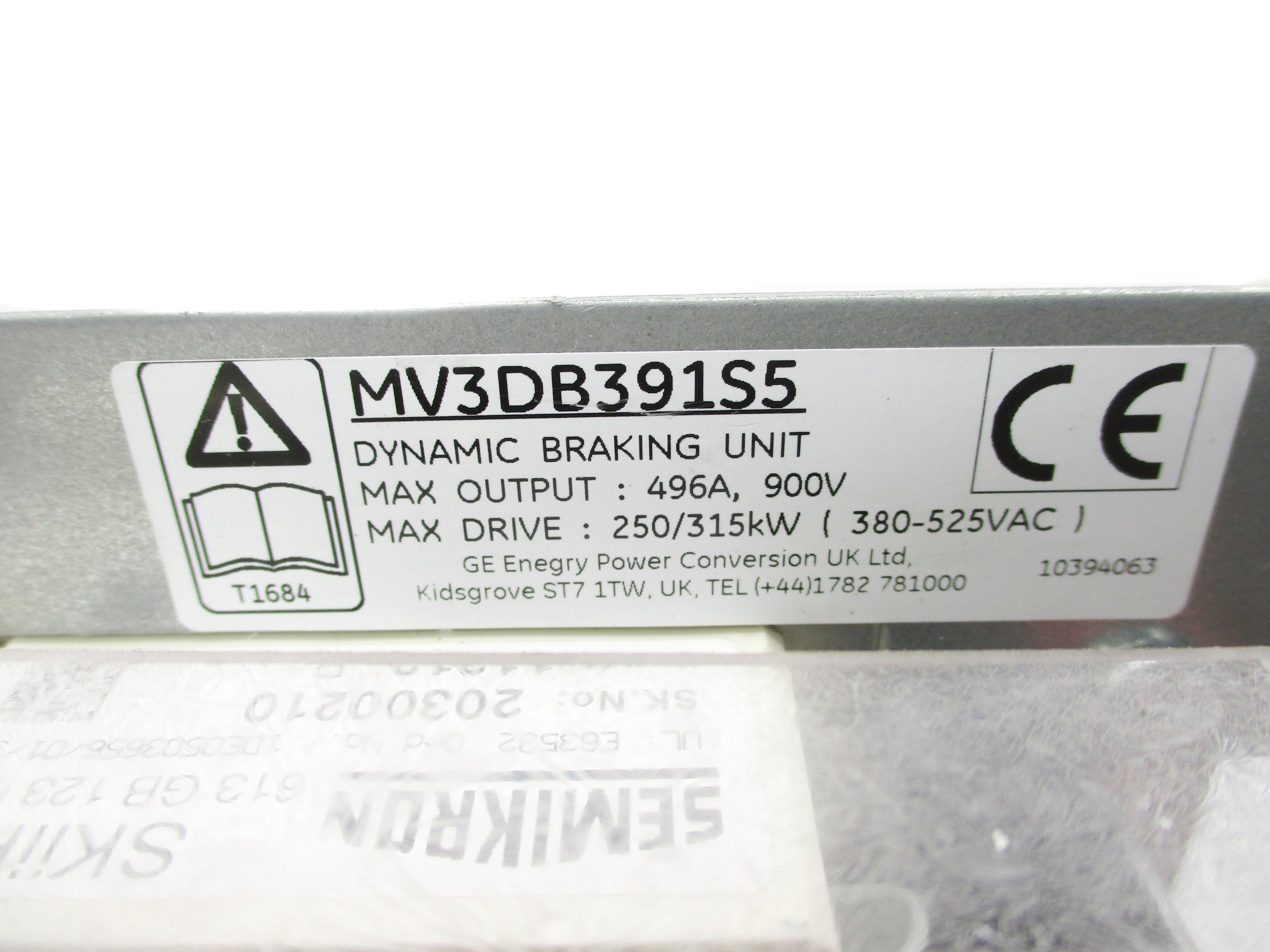 GE ENERGY MV3DB391S5 NSMP