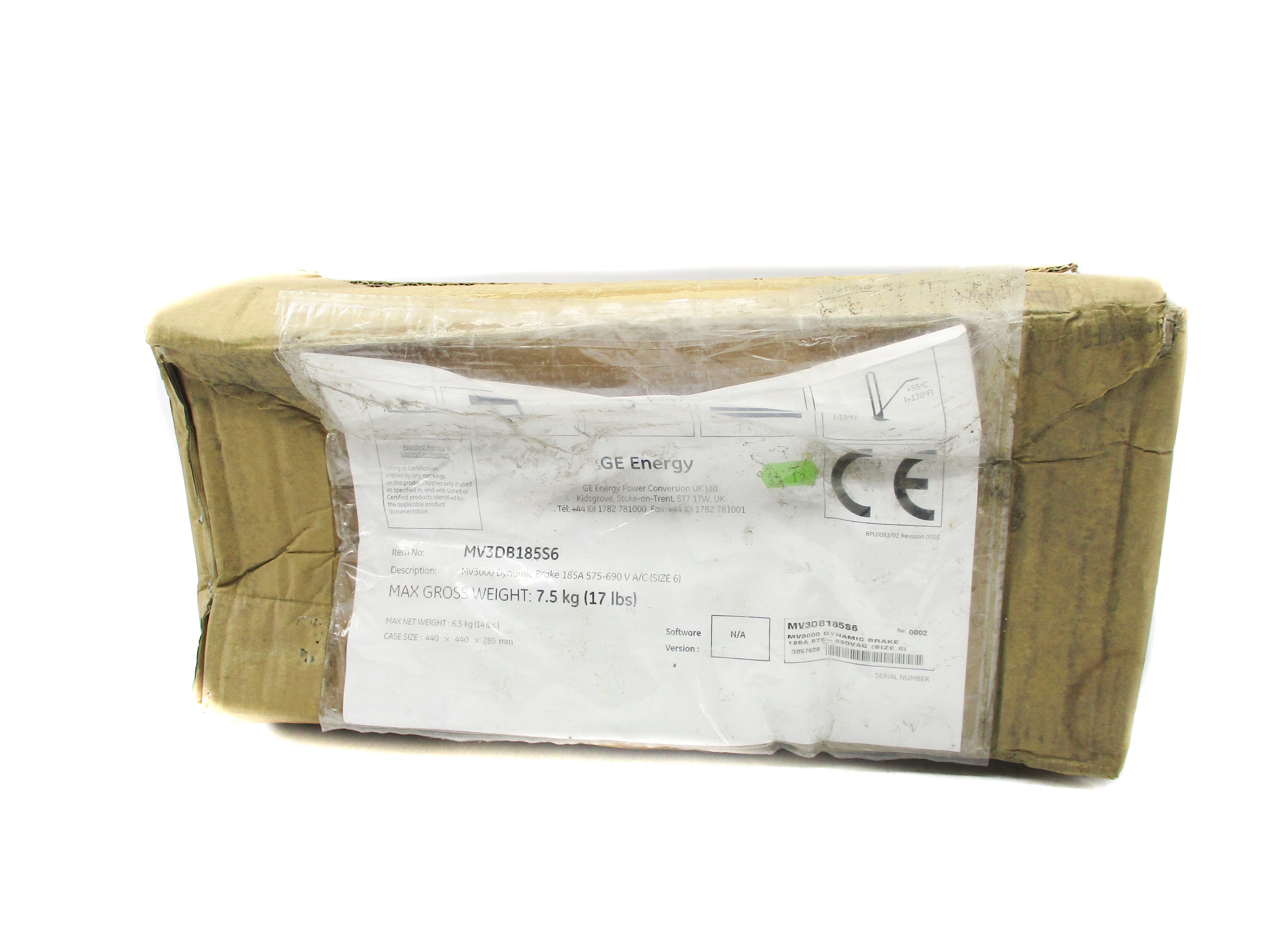 GE ENERGY MV3DB185S6 NSMP
