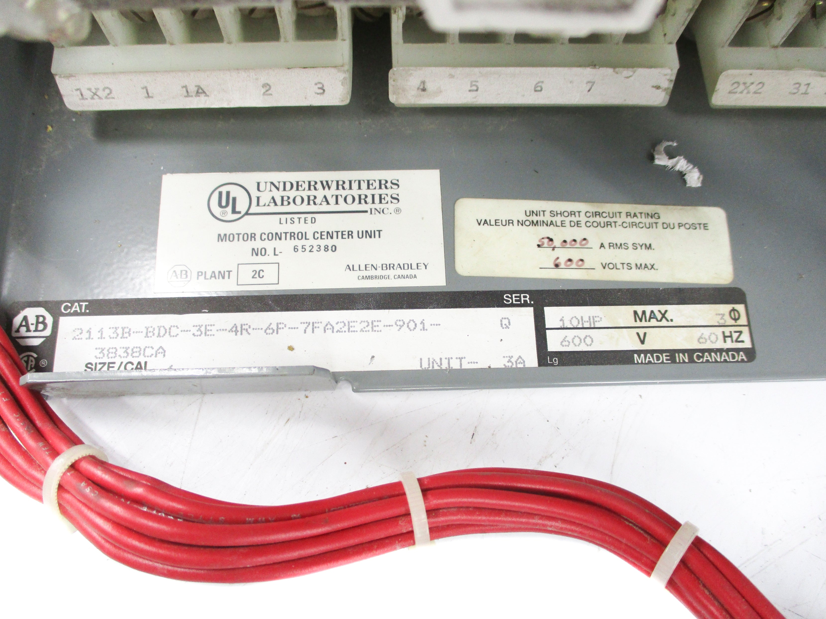 INDUSTRIAL SPARE PART 2113B-BDC-3E-4R-6P-7FA2E2E-901 SER. Q (AS PICTURED) UNMP