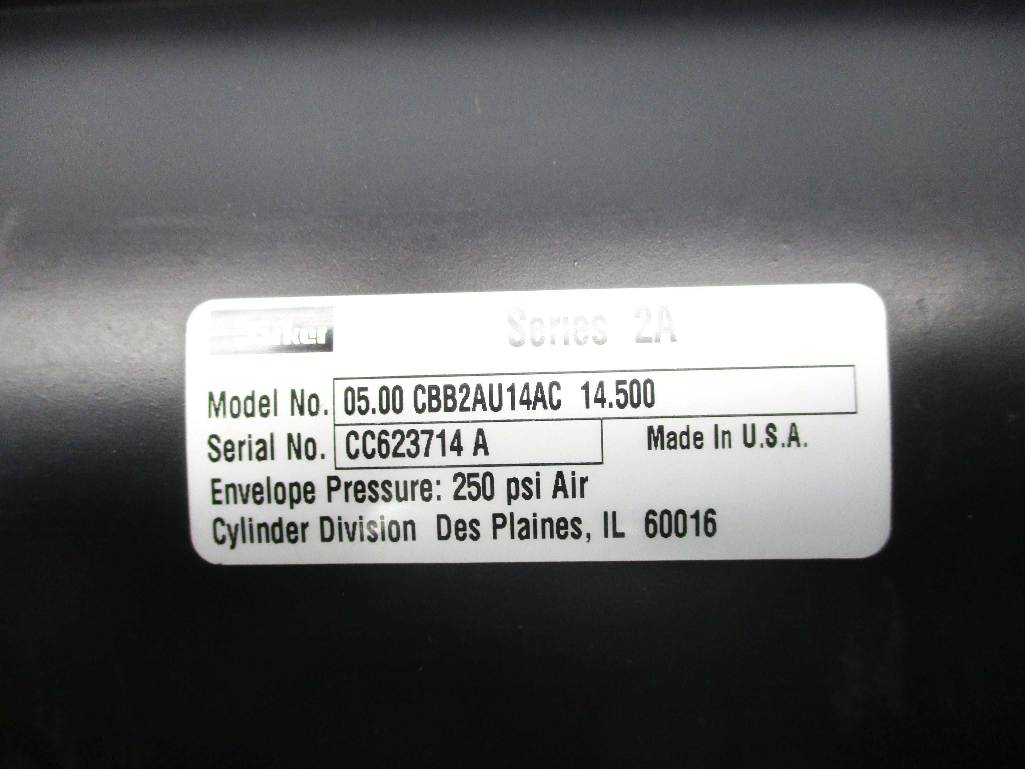 PARKER 05.00CBB2AU14AC14.500 250PSI NSNP