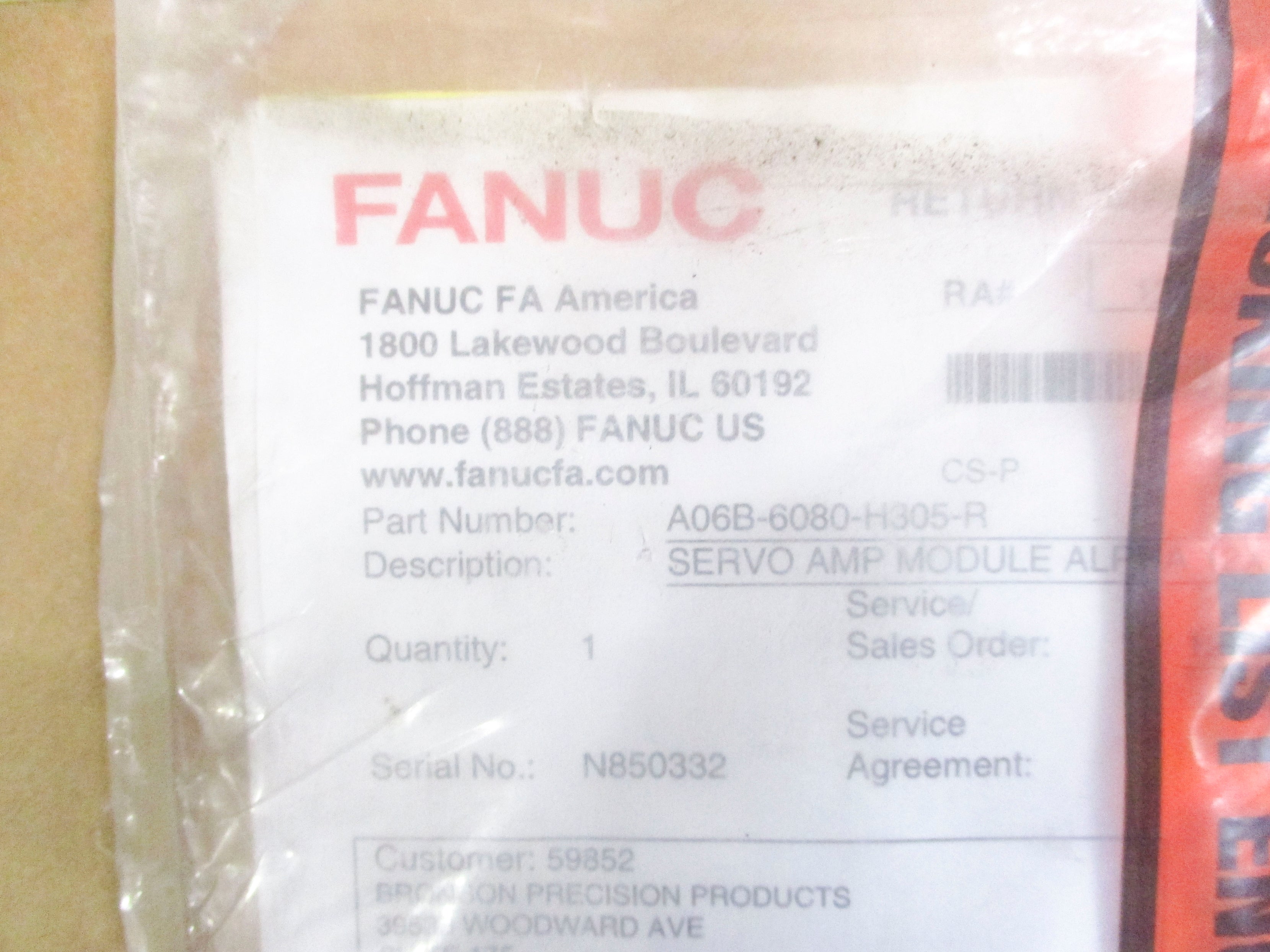 FANUC A06B-6080-H305-R NSMP