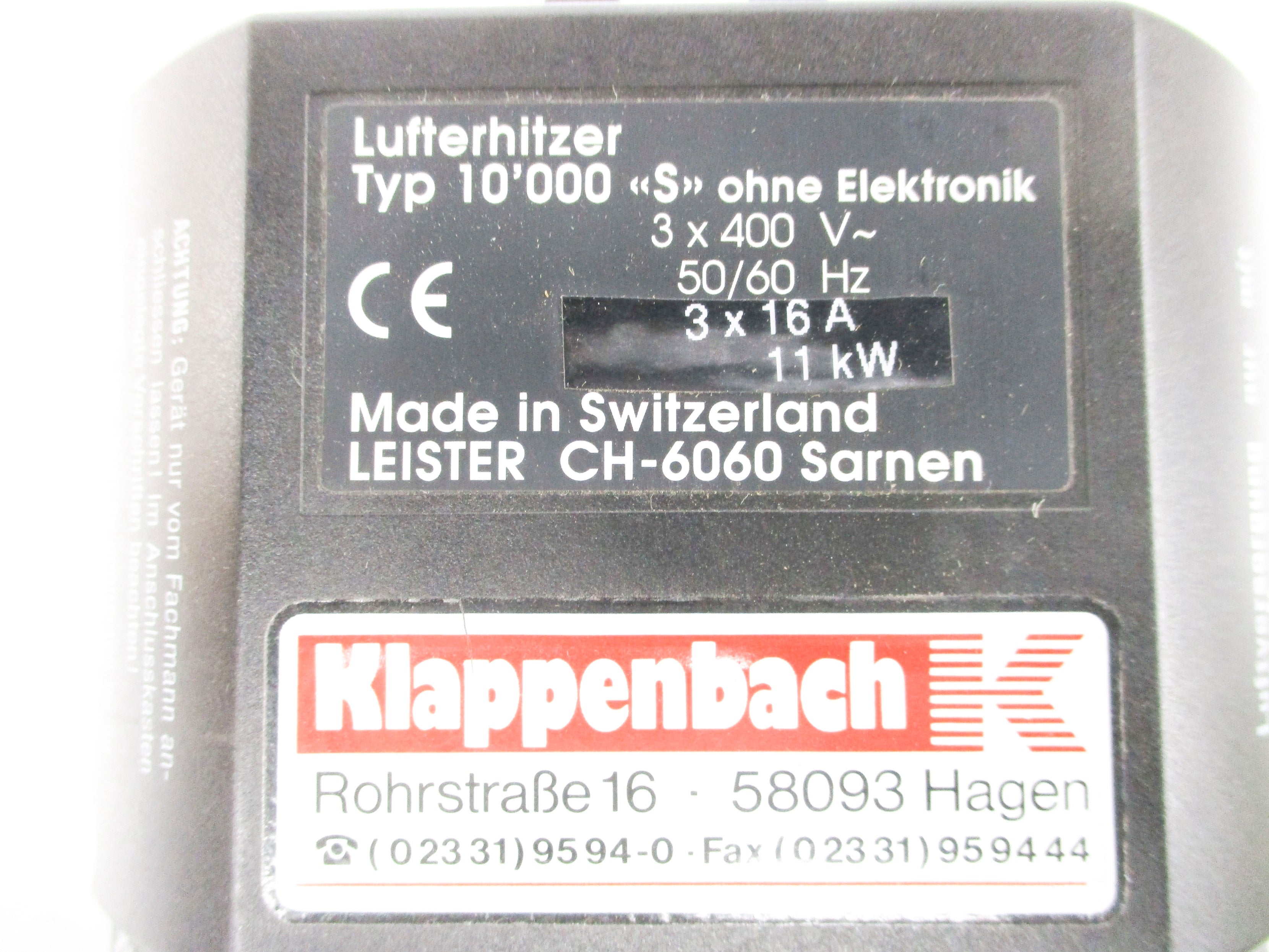 LEISTER 10000S3X400V NSMP