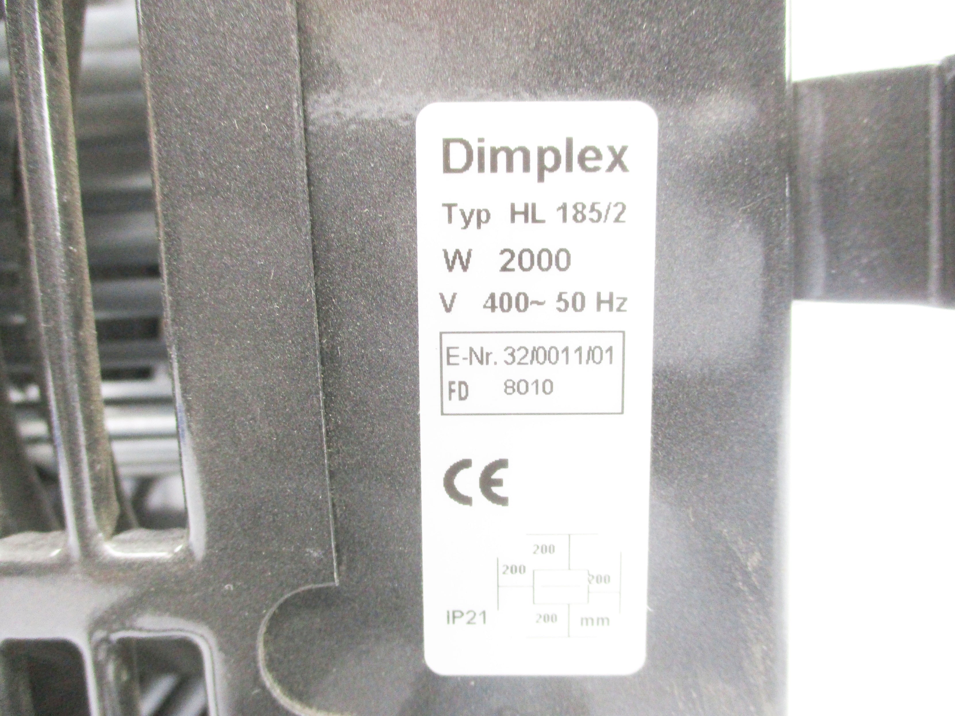 DIMPLEX HL185/2 NSMP