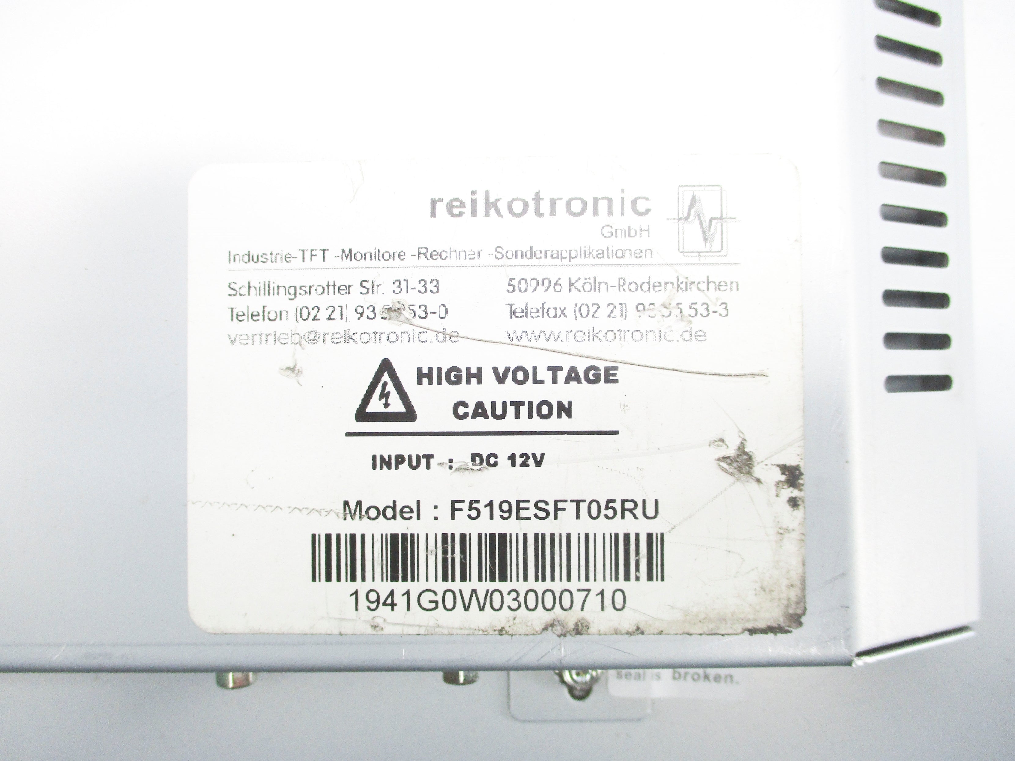REIKOTRONIC F519ESFT05RU UNMP