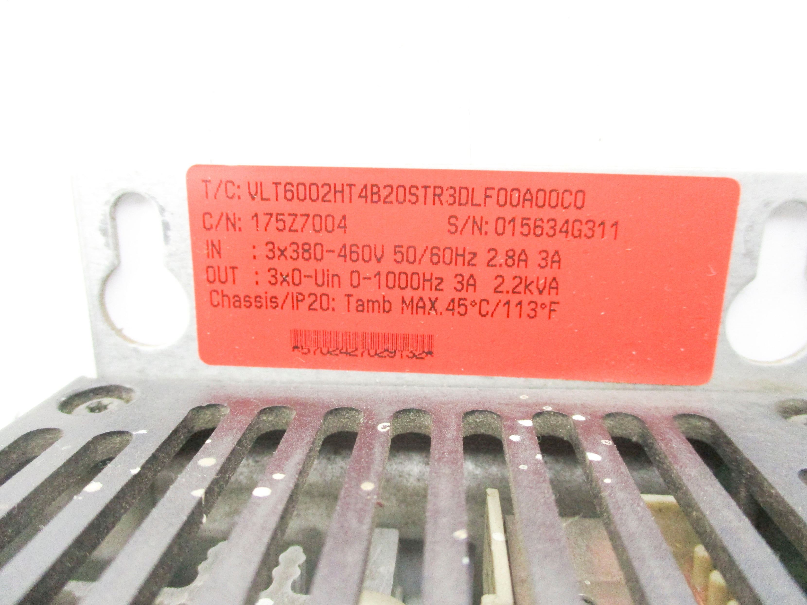 DANFOSS 175Z7004 VLT6002HT4B20STR3DLF00A00C0 UNMP