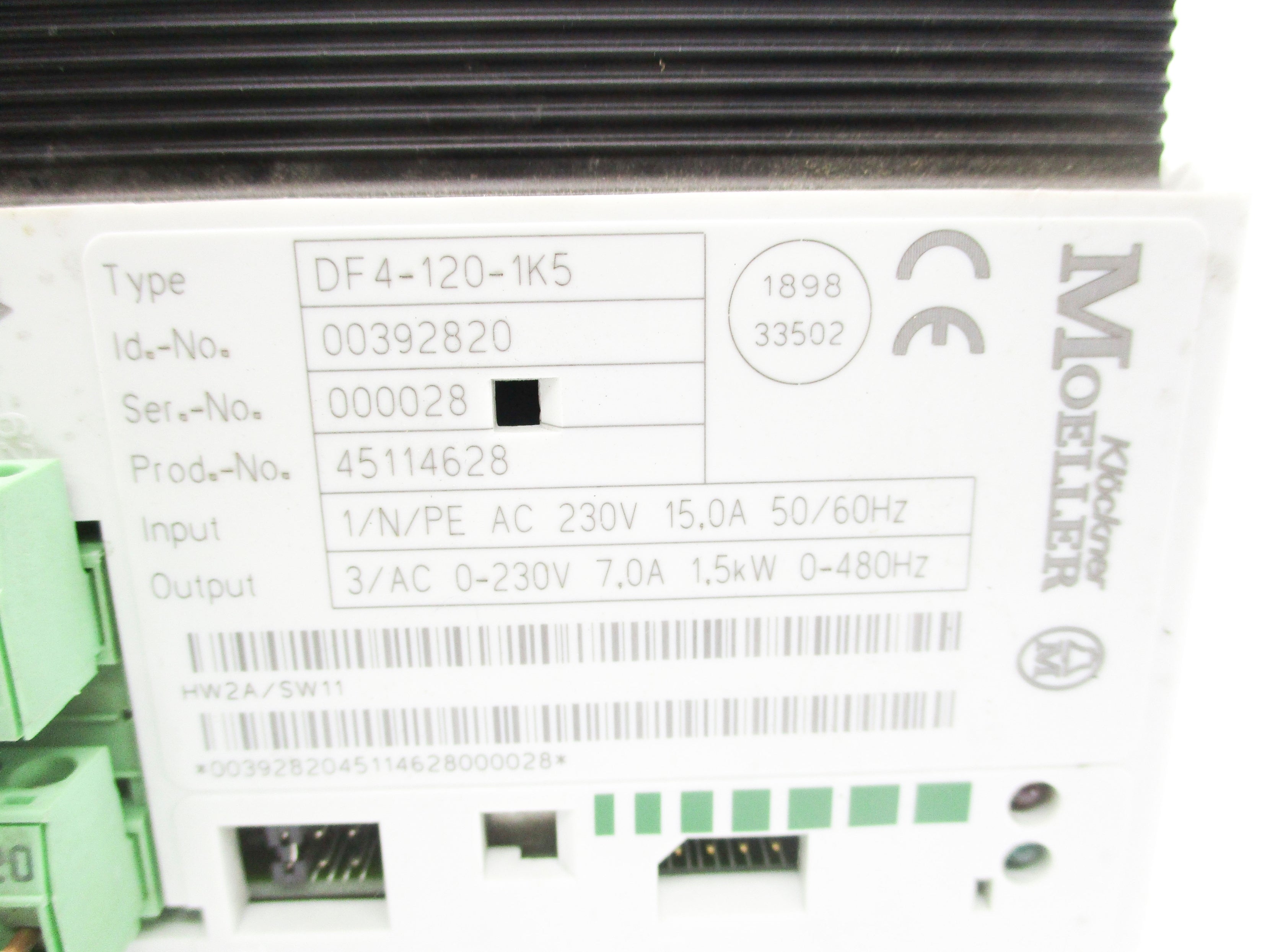 KLOCKNER MOELLER DE4-120-1K5 UNMP