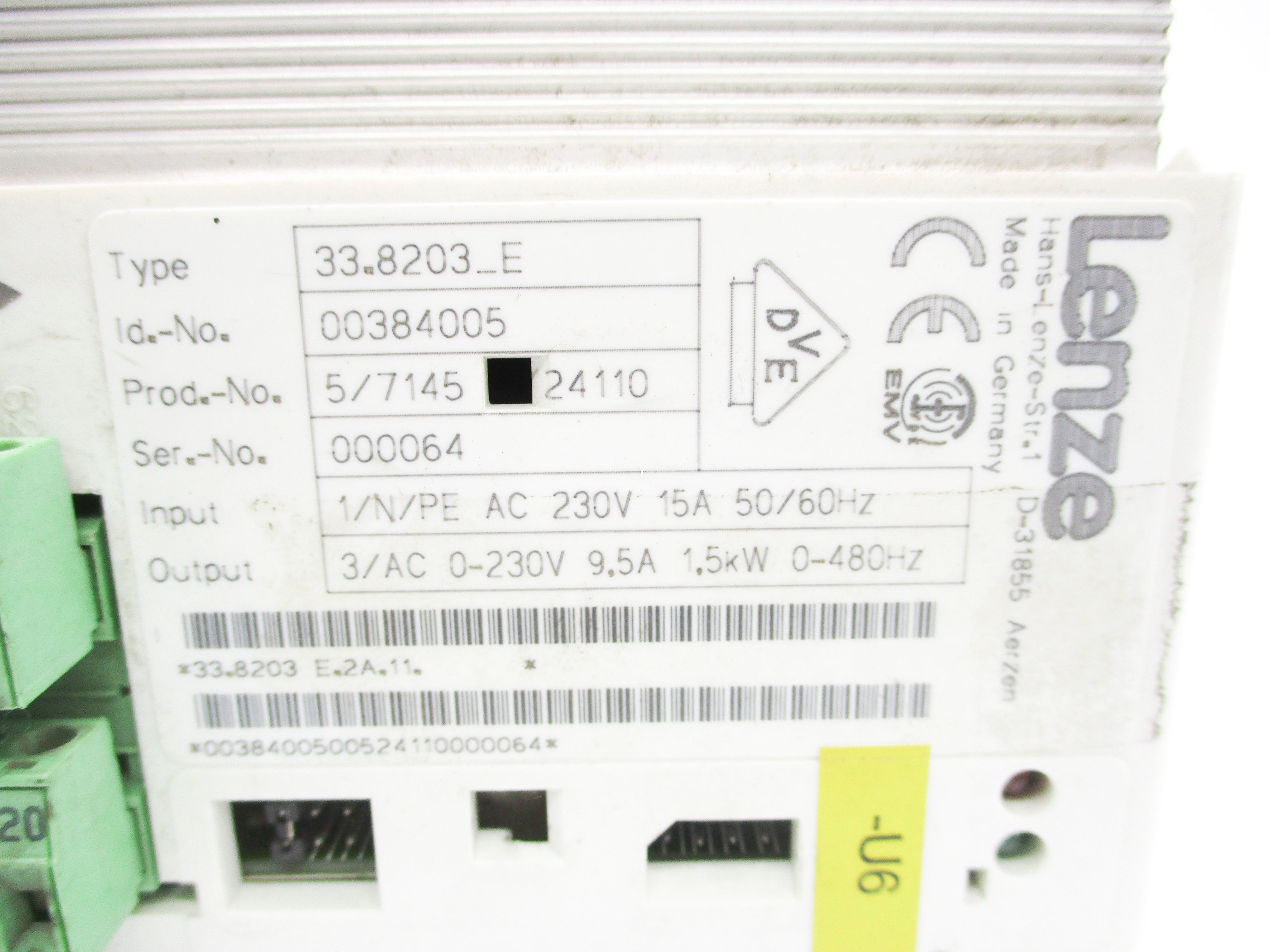 LENZE 33.8203_E 00384005 UNMP