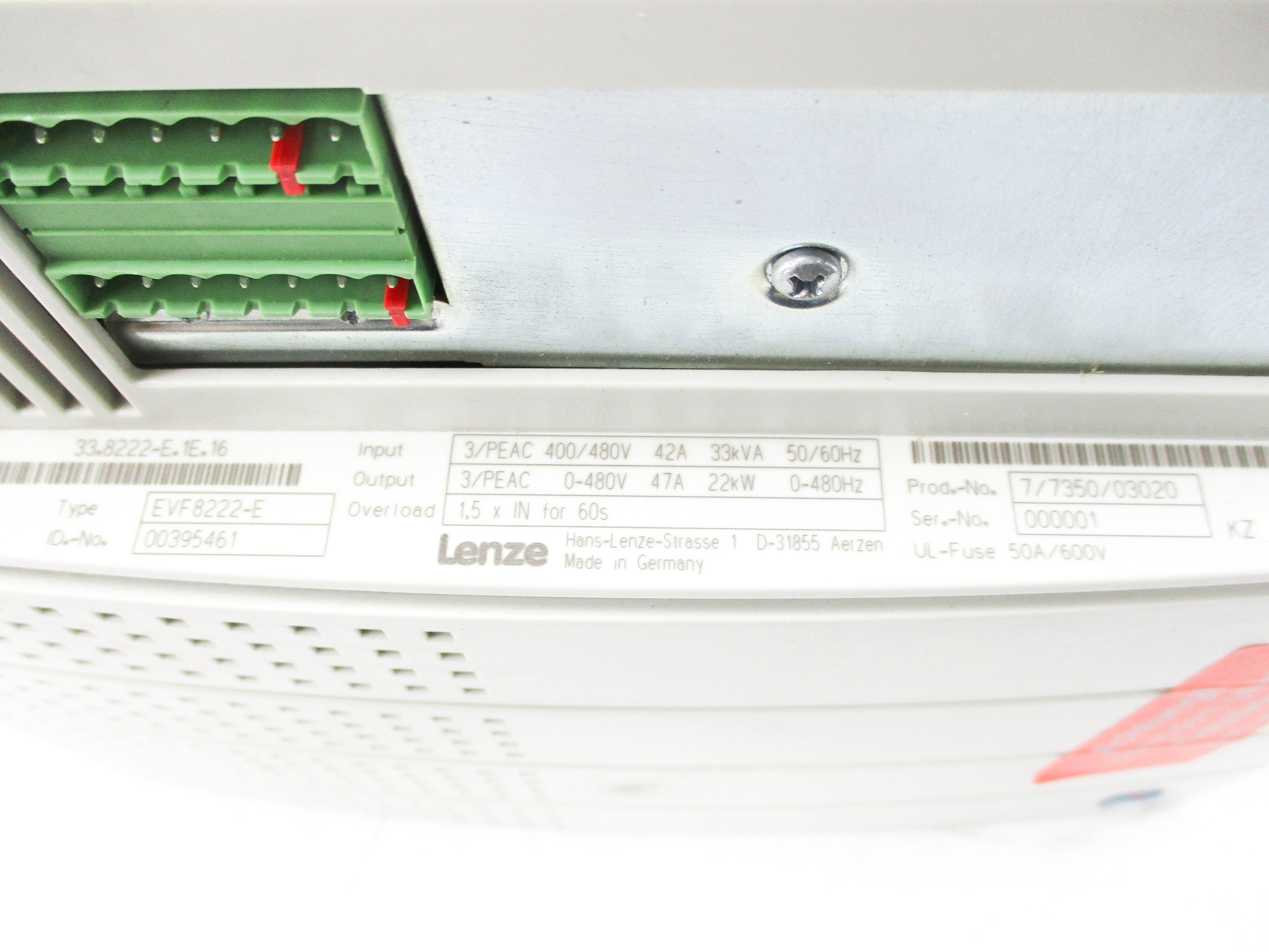 LENZE EVF8222-E 00395461 UNMP