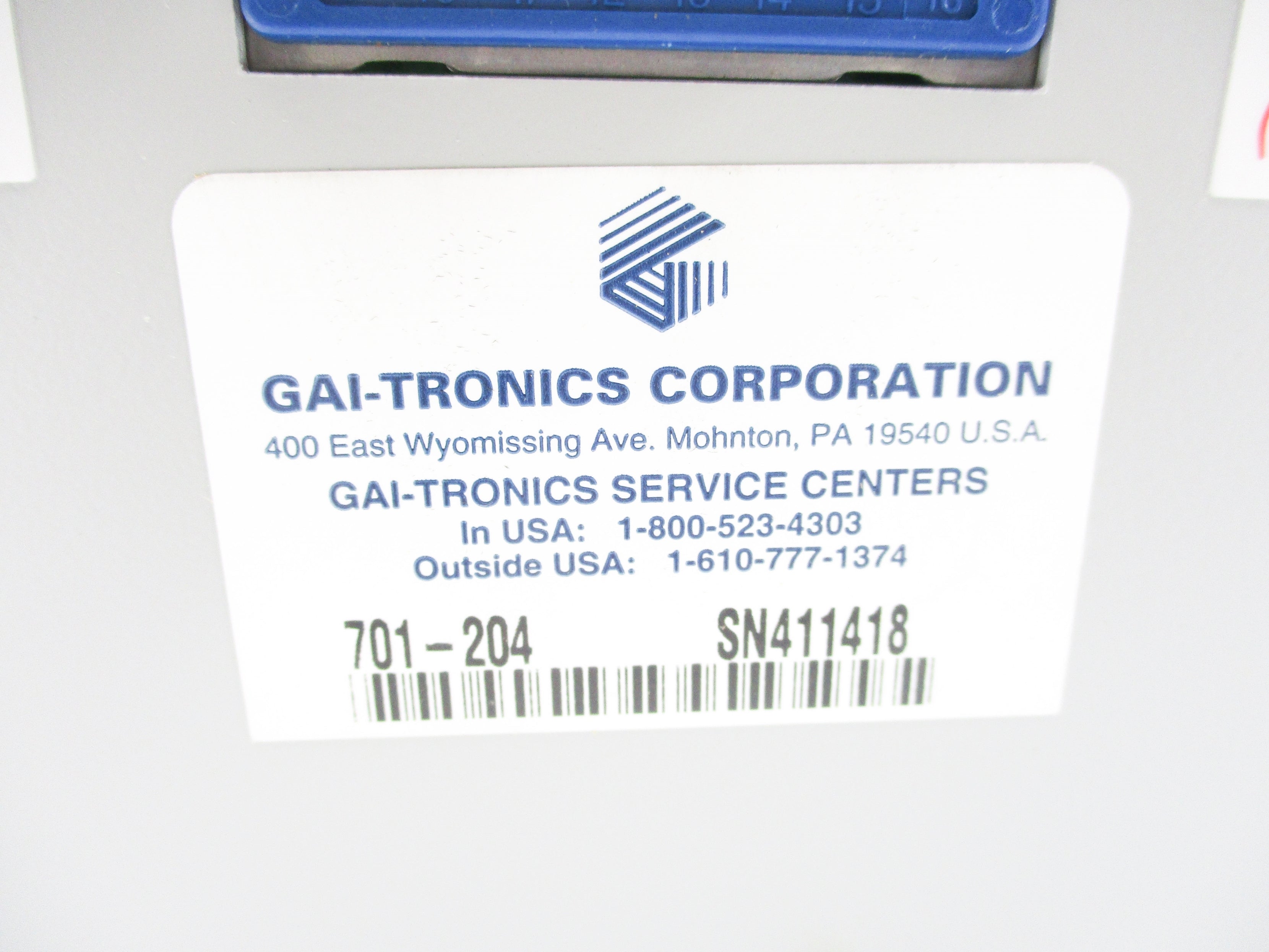 GAI-TRONICS 701-204 NSMP