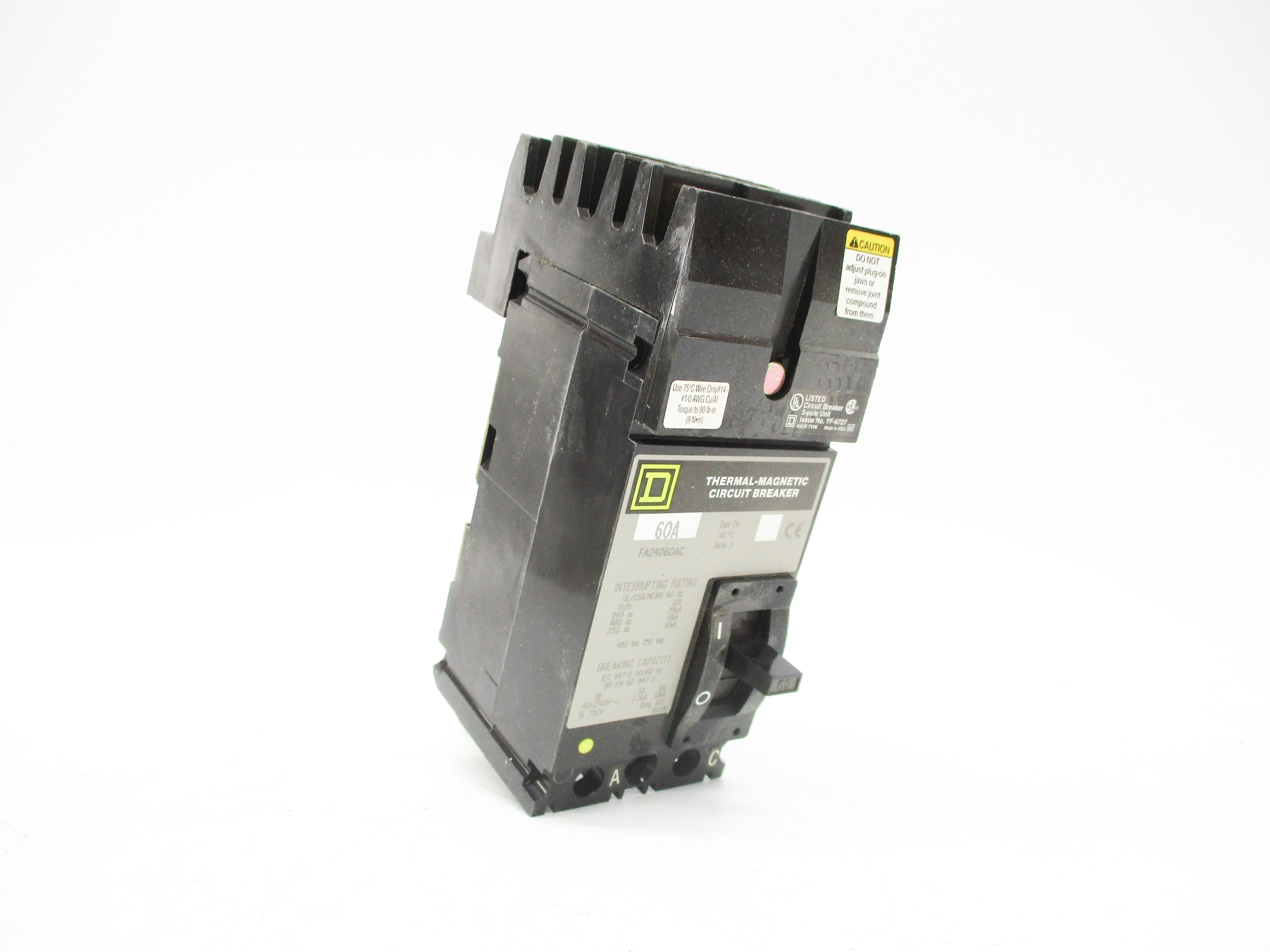 SQUARE D FA24060AC SER. 2 60A 480V NSMP