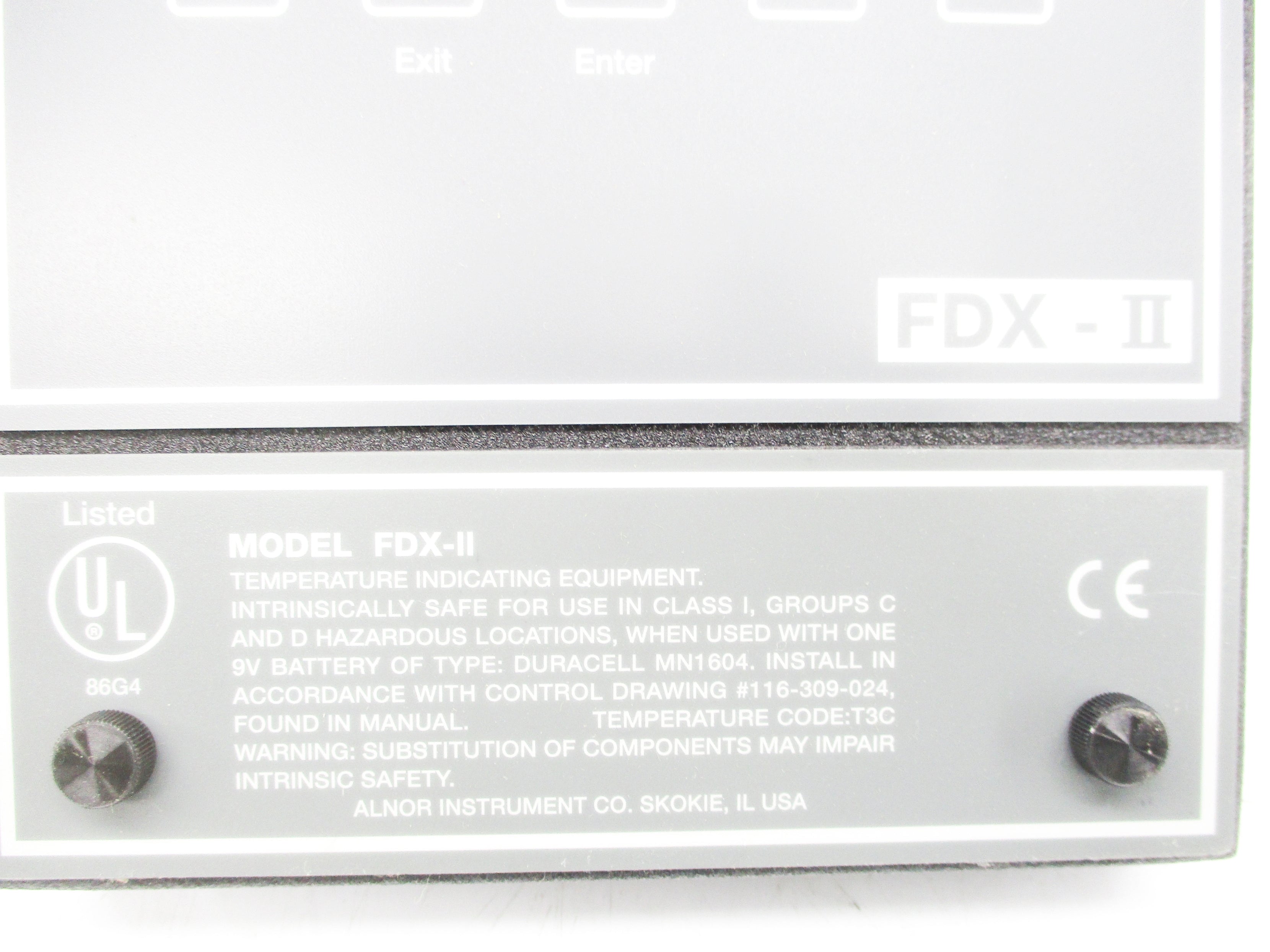 ALNOR INSTRUMENT FDX-II NSNP