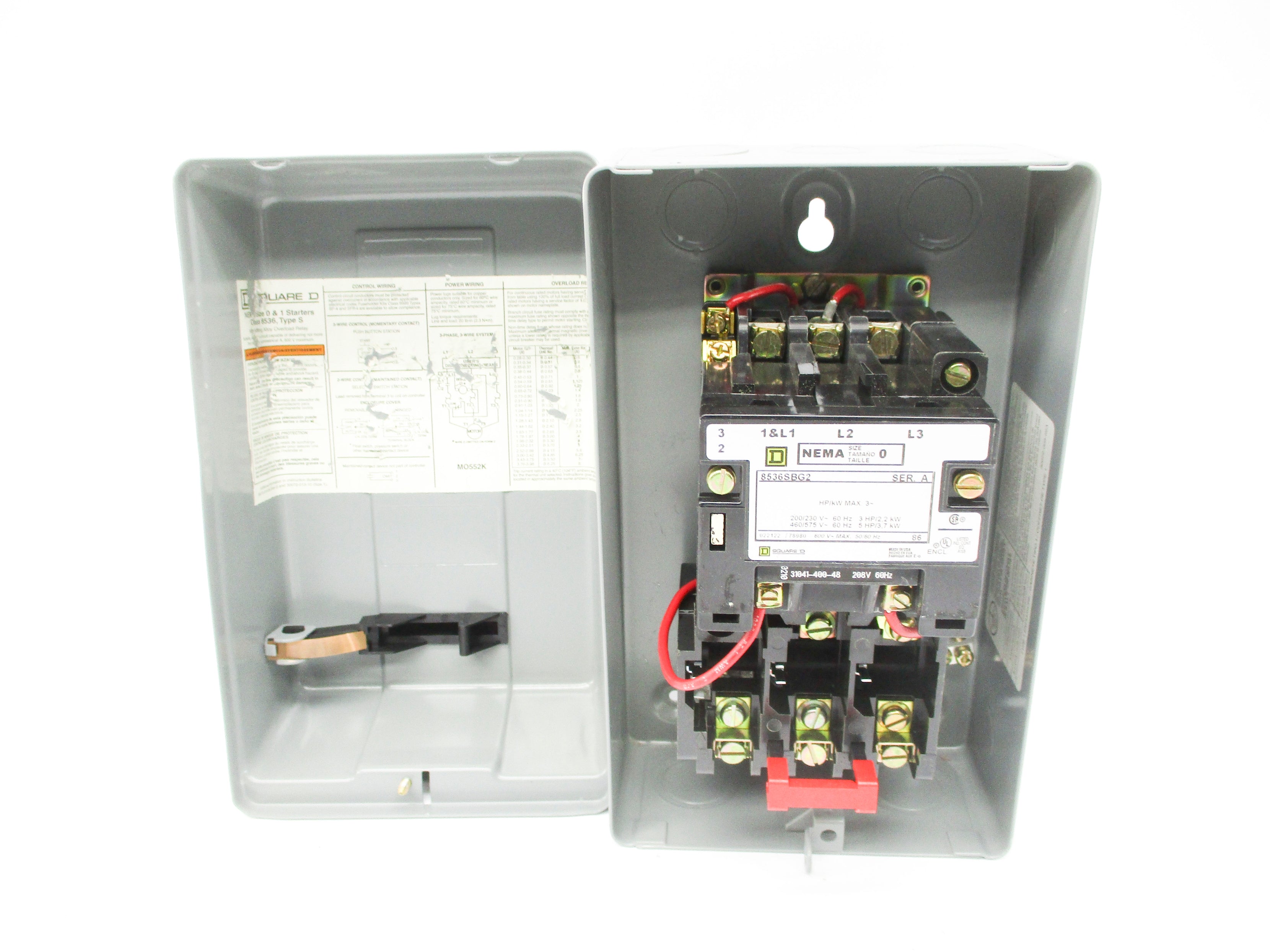 SQUARE D 8536SBG2V08 SER. A NSMP