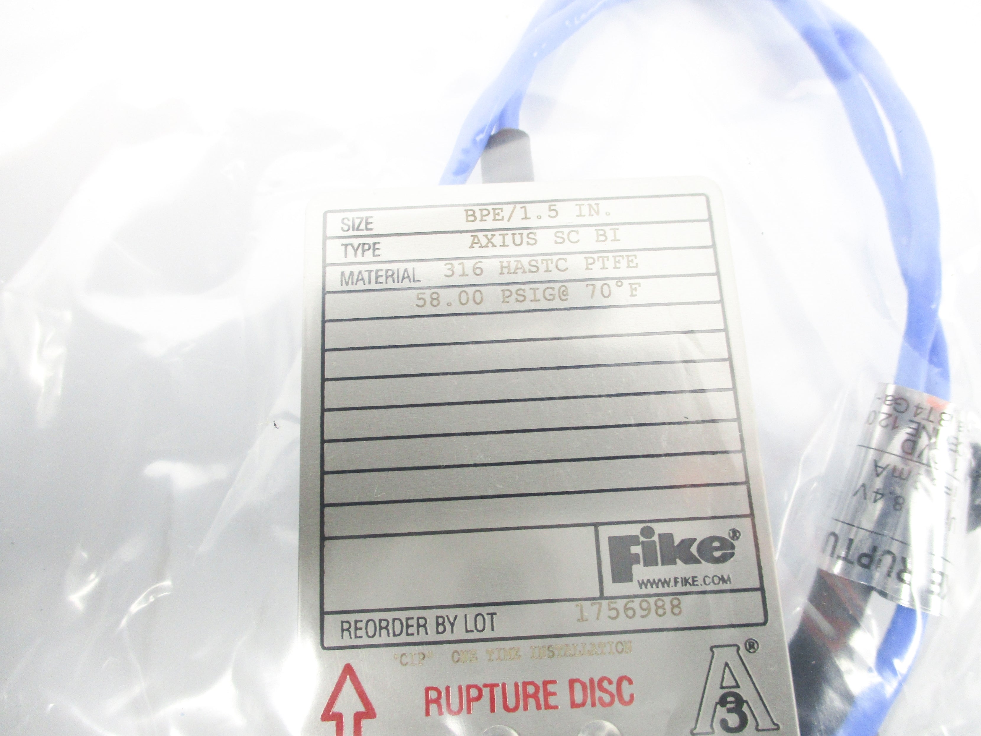 FIKE BPE/1.5 58PSI NSMP