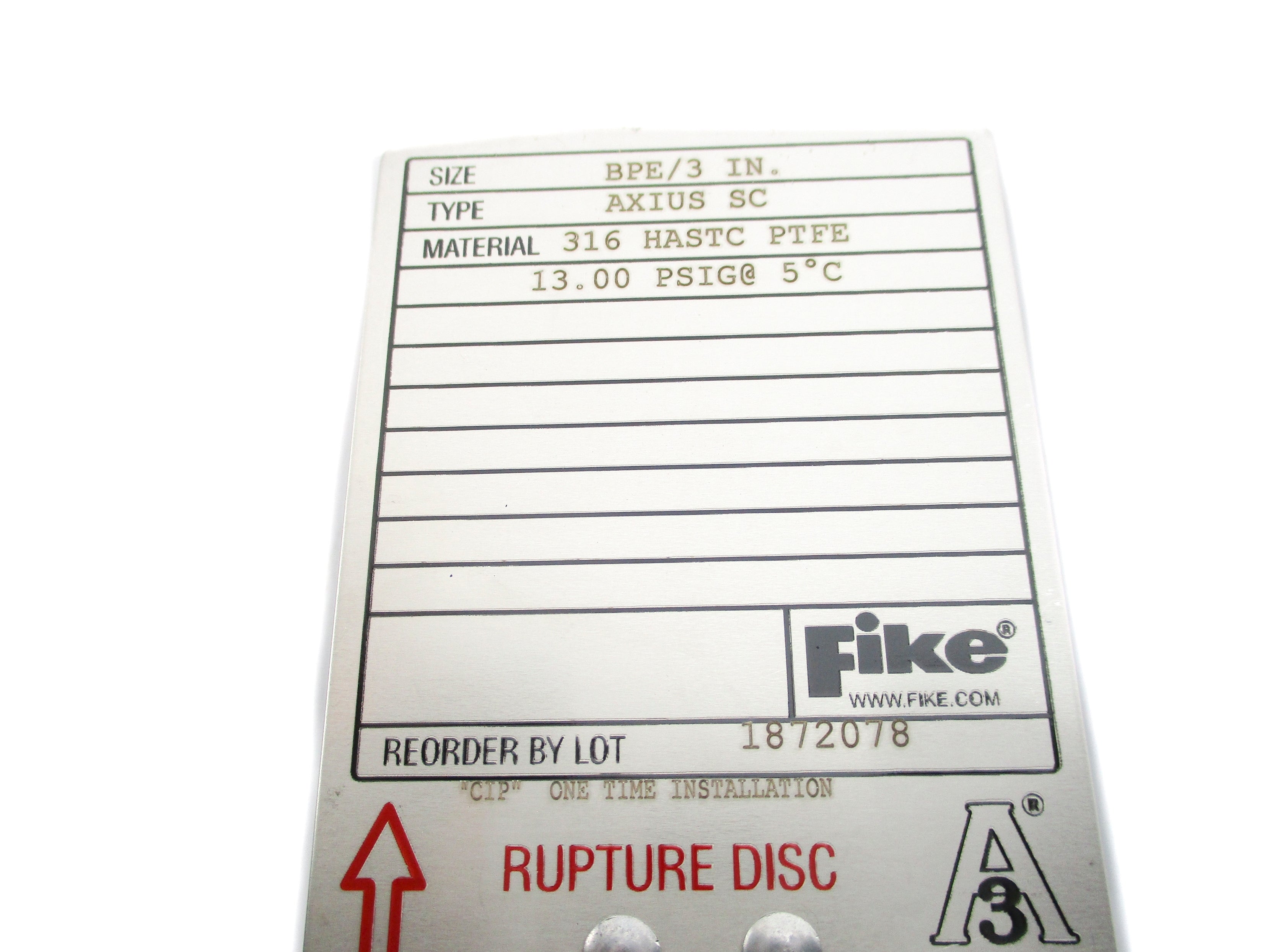 FIKE BPE/3 13PSI NSMP