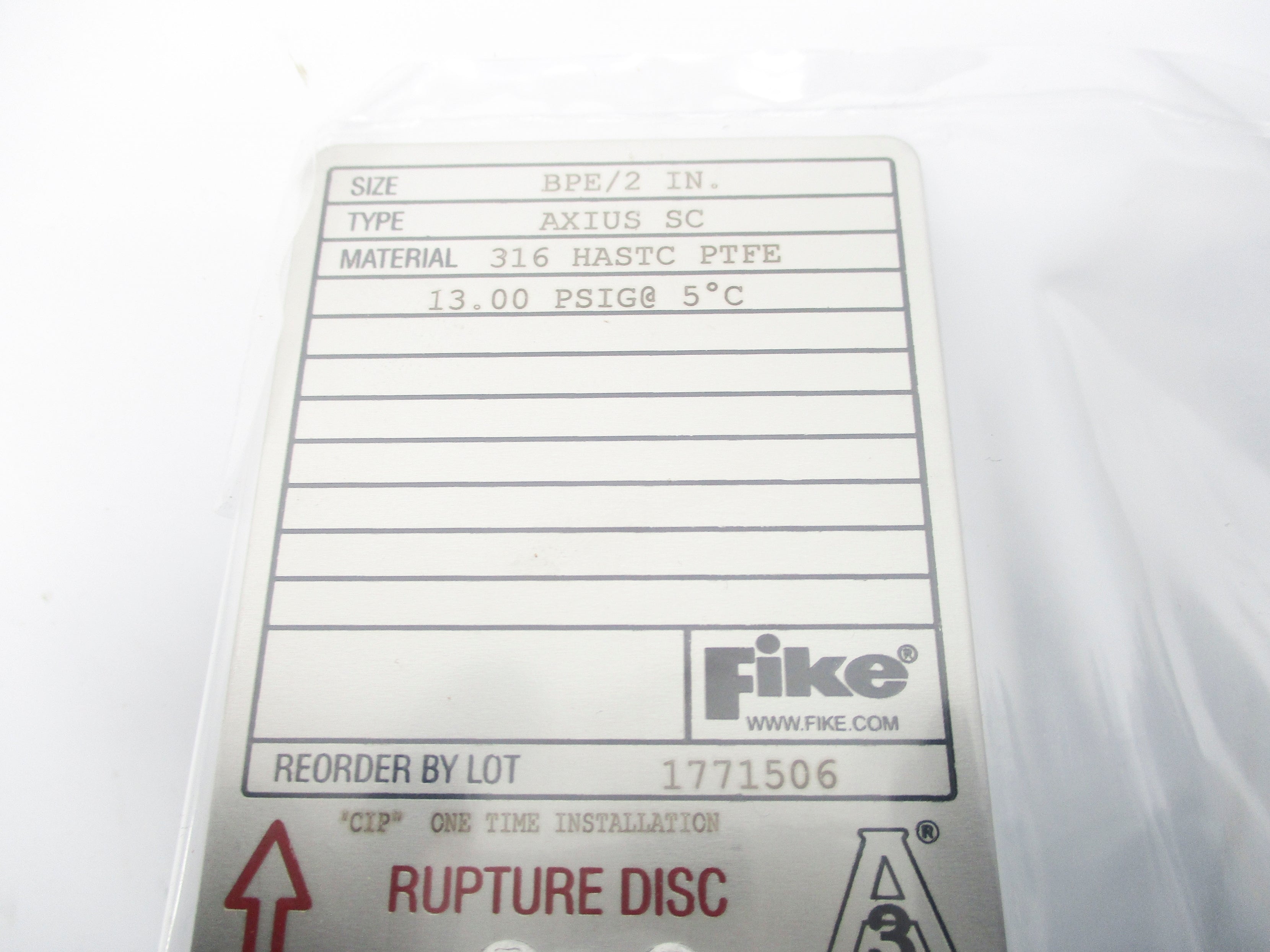 FIKE BPE/2 13PSI NSMP