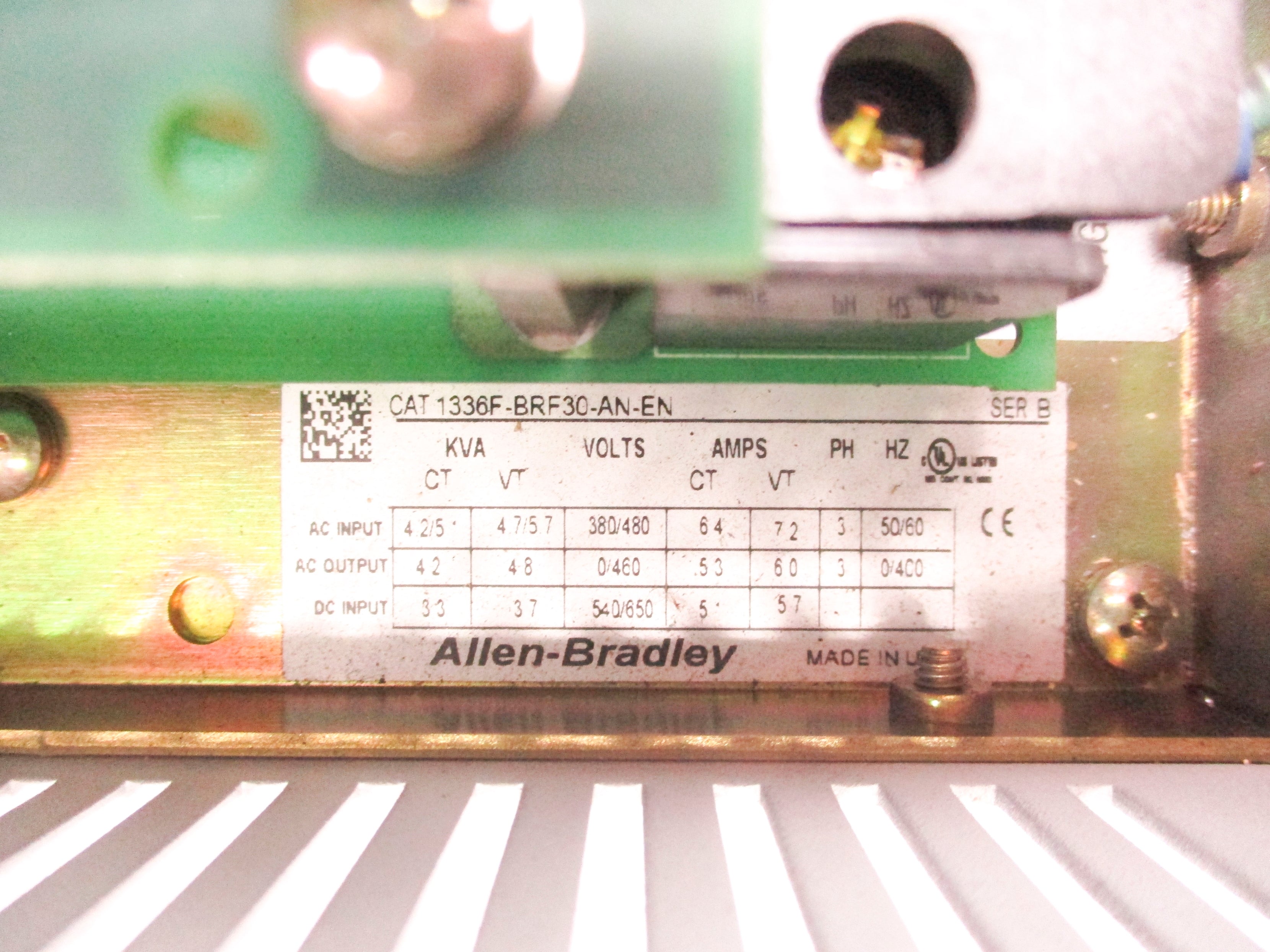 ALLEN BRADLEY 1336F-BRF30-AN-EN SER. B (AS PICTURED) UNMP