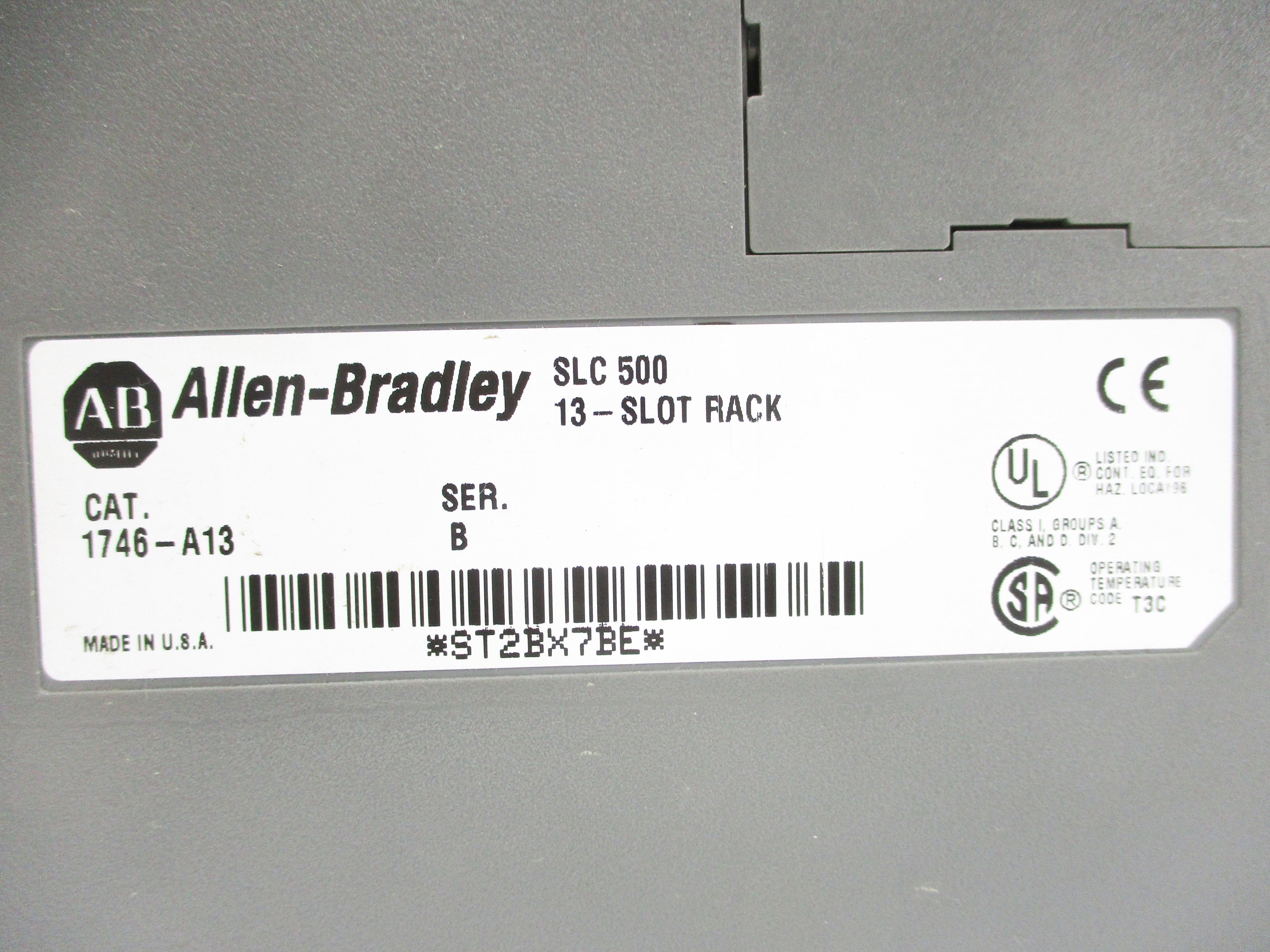 ALLEN BRADLEY 1746-A13 SER. B UNMP