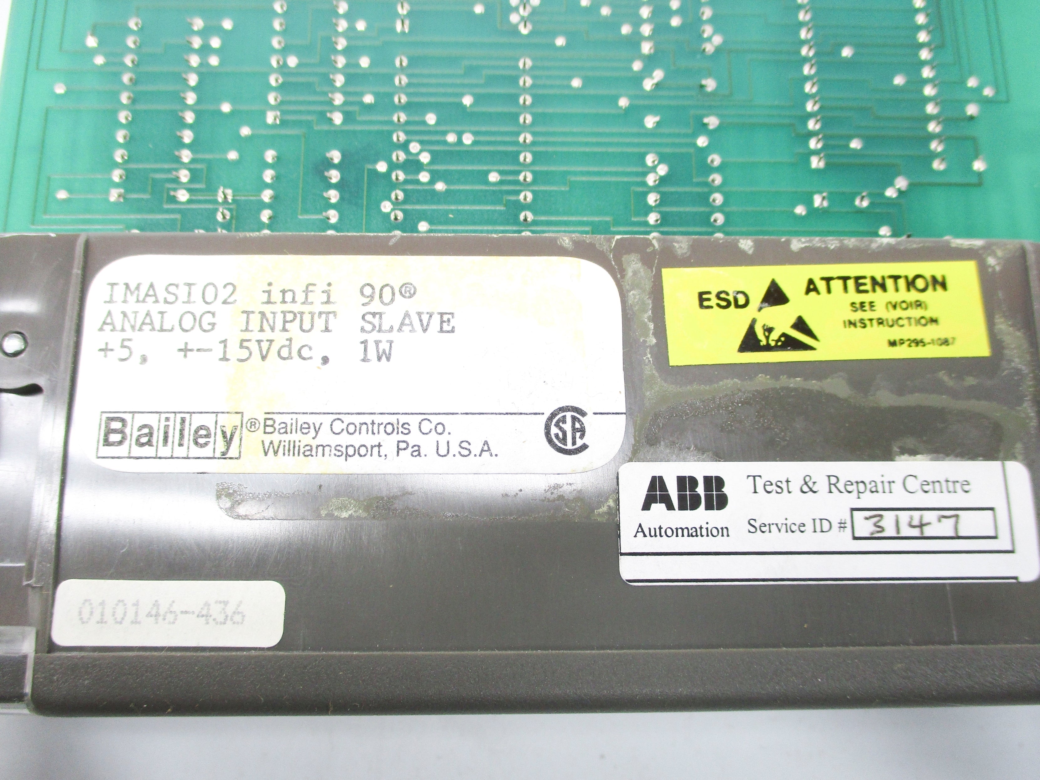 BAILEY CONTROLS IMASI02 REMAN