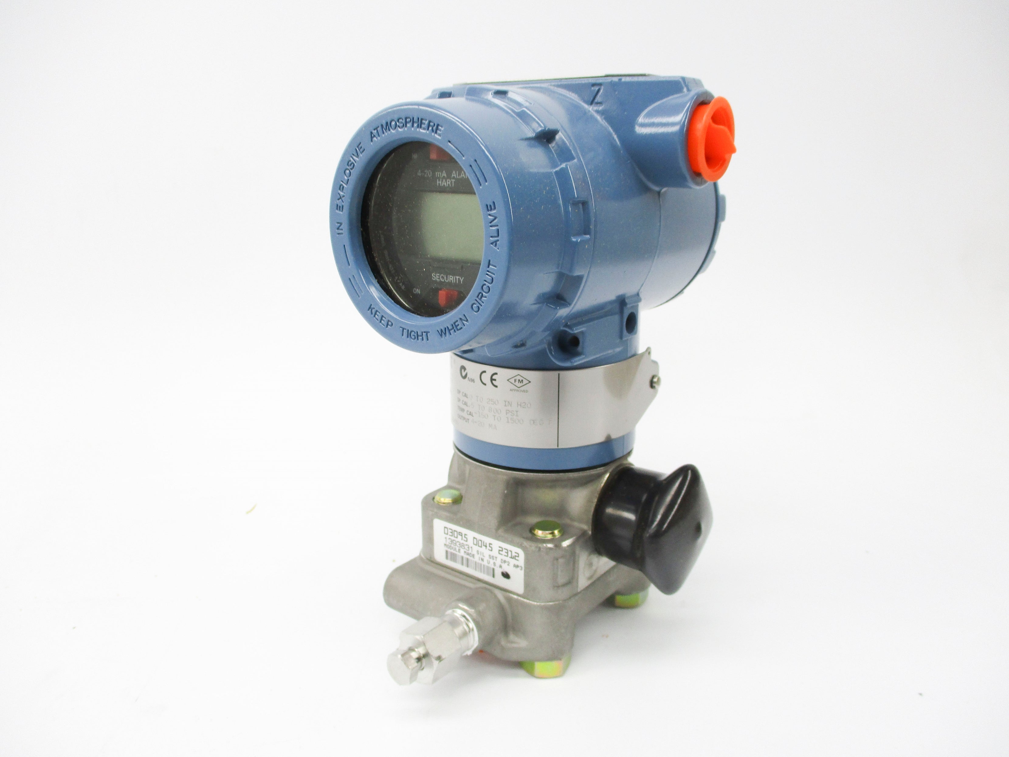 ROSEMOUNT 3095MA23ABA17AA110DBQ4 800PSI NSMP