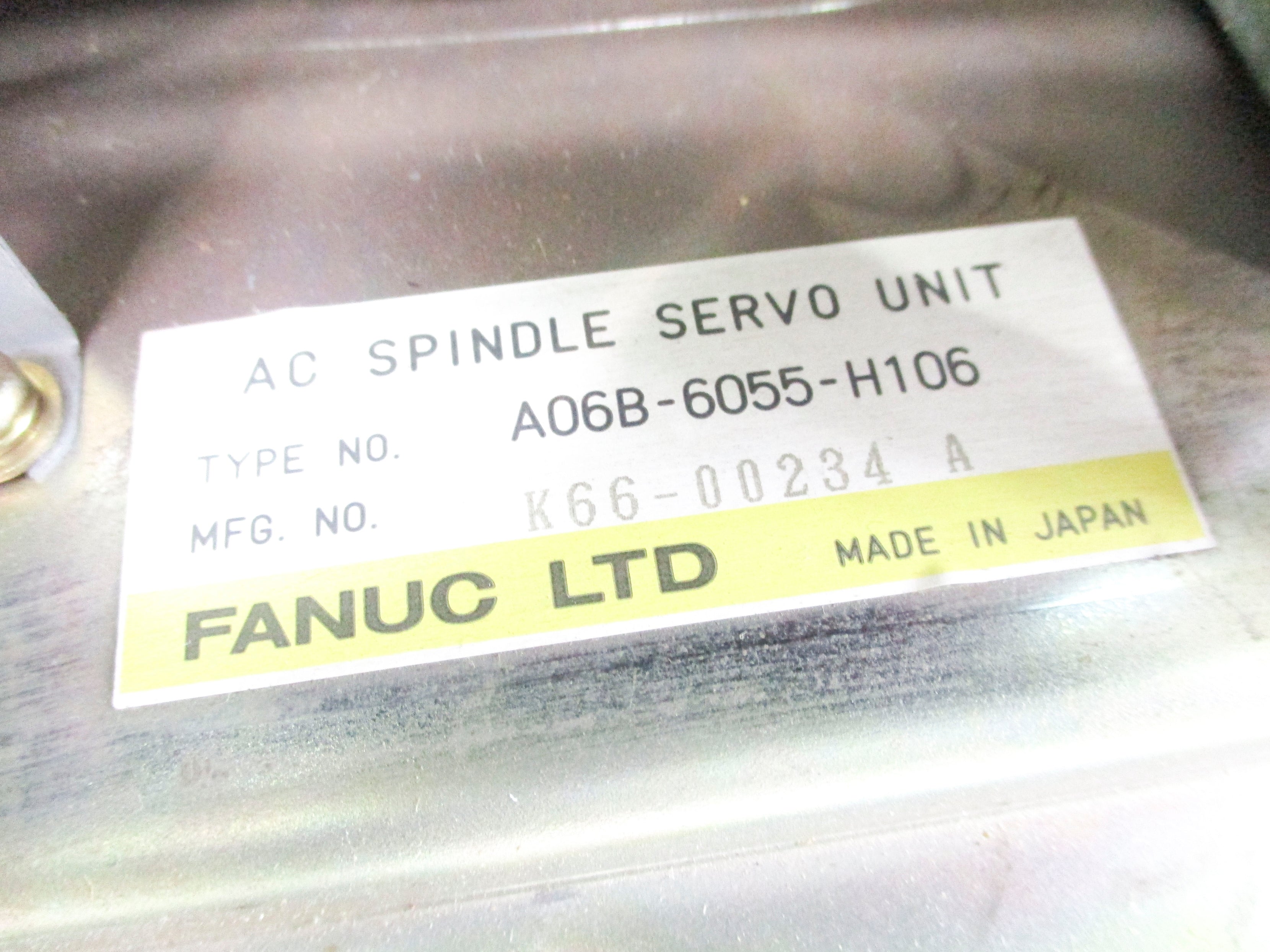 FANUC A06B-6055-H106 UNMP
