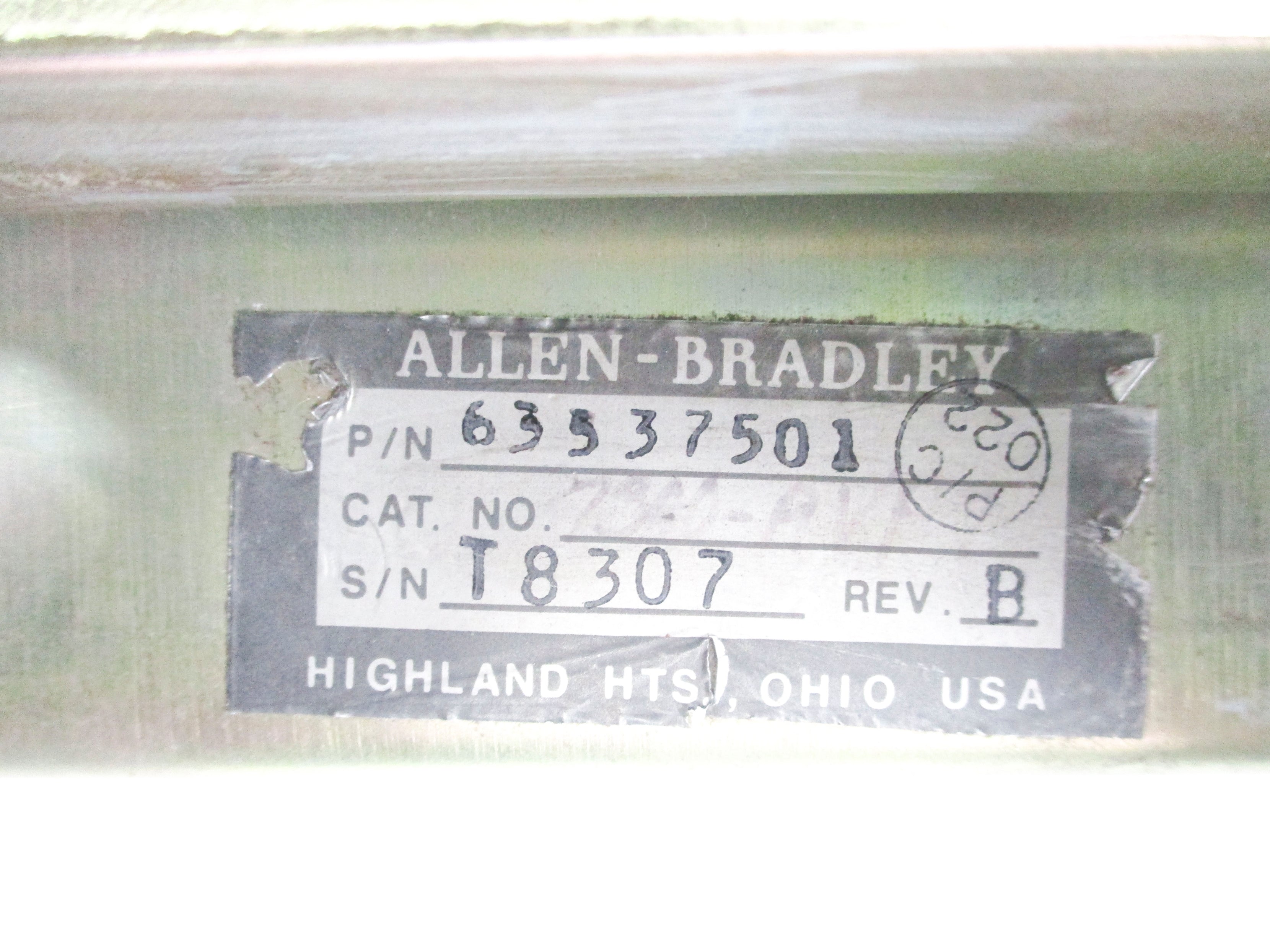 INDUSTRIAL SPARE PART 63537501 UNMP