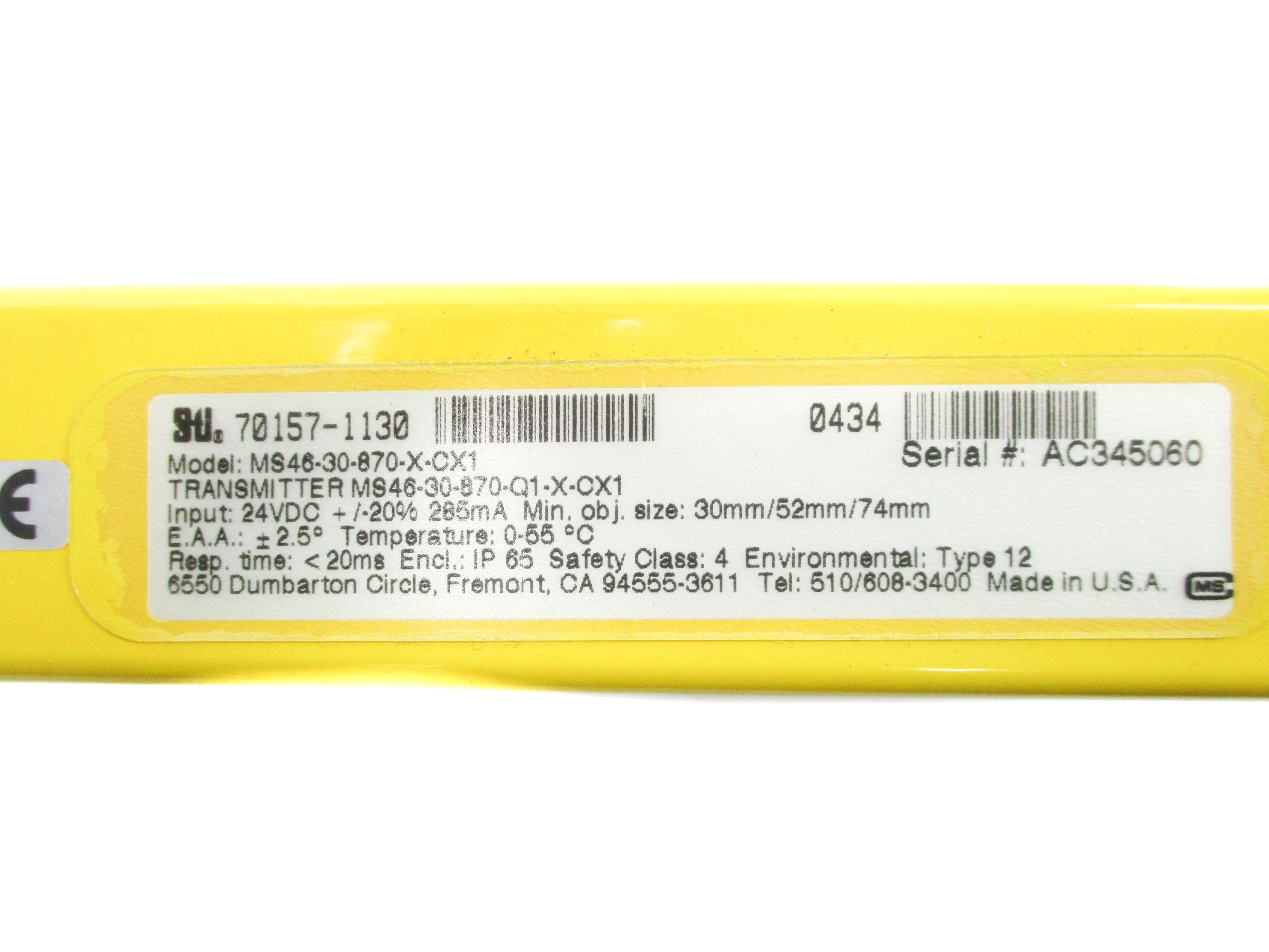 OMRON MS46-30-870-X-CX1 70157-1130 NSNP