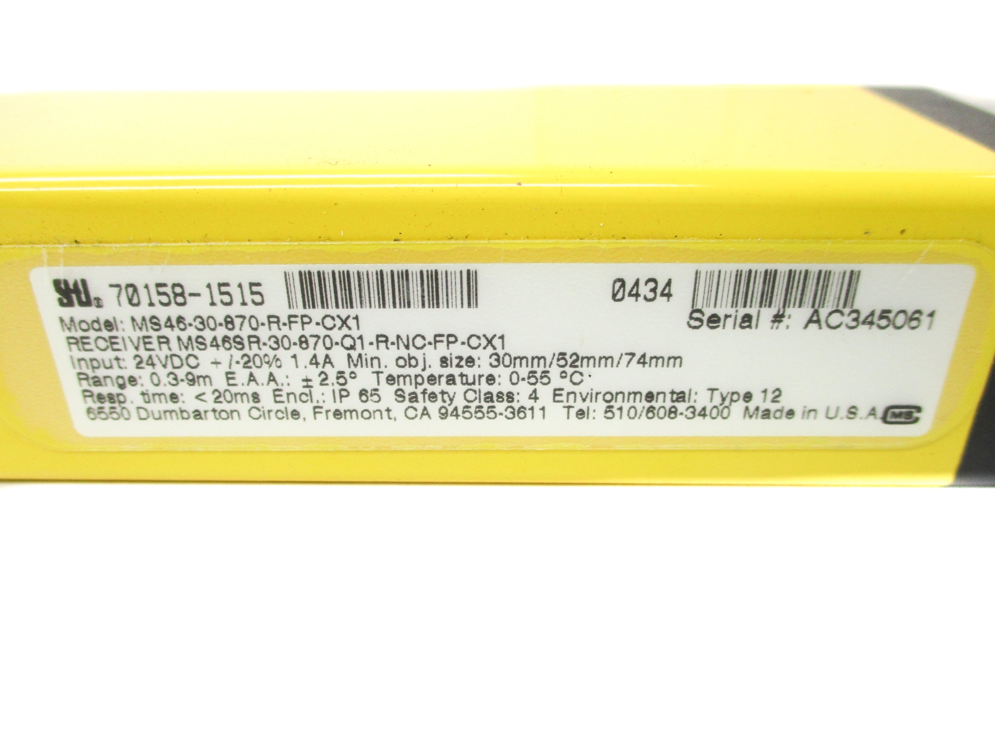 OMRON MS46-30-870-R-FP-CX1 70158-1515 NSNP