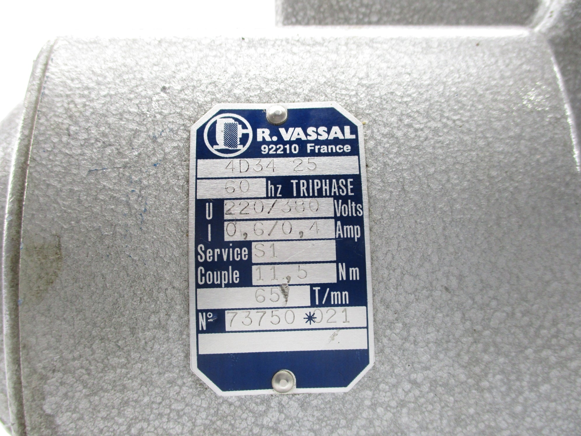 R.VASSAL 4D3425 UNMP