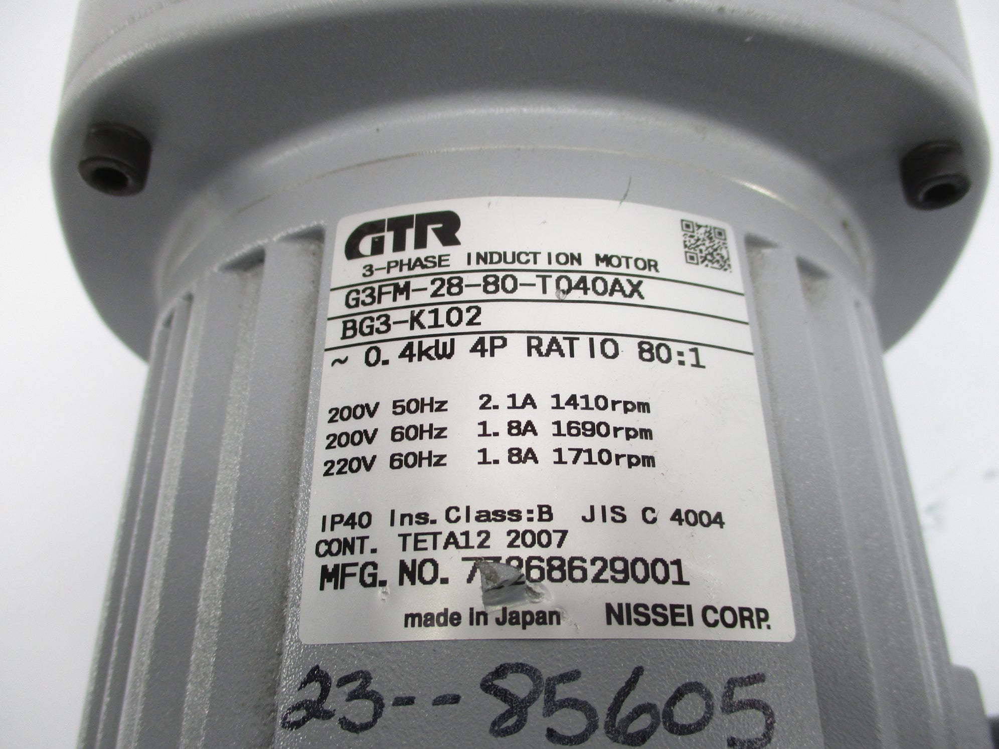 GTR G3FM-28-80-T040AX BG3-K102 NSNP