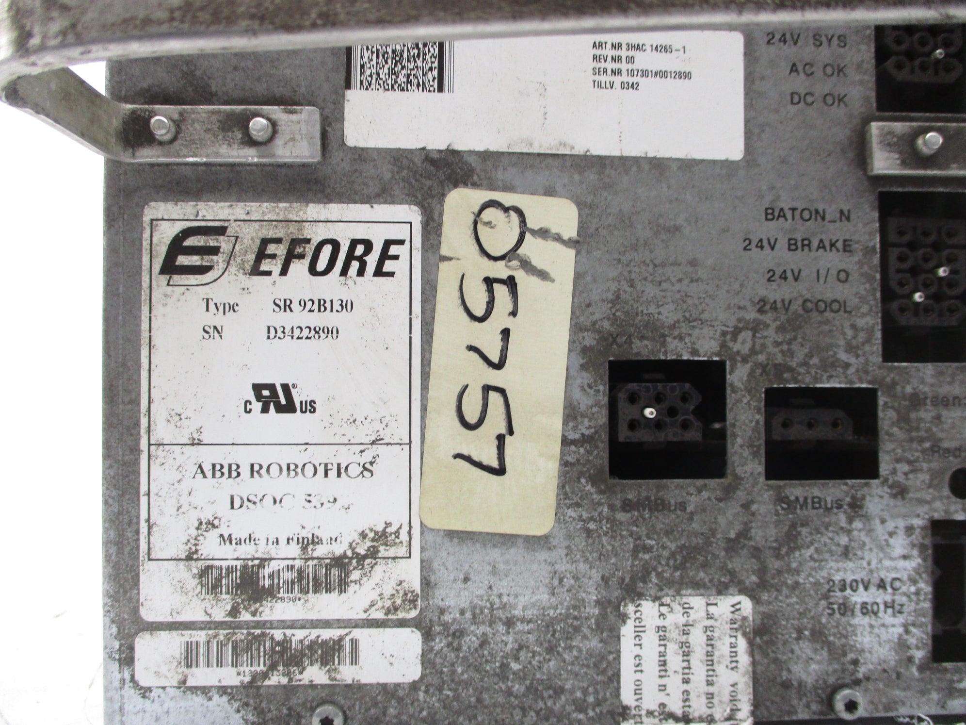 EFORE SR92B130 UNMP