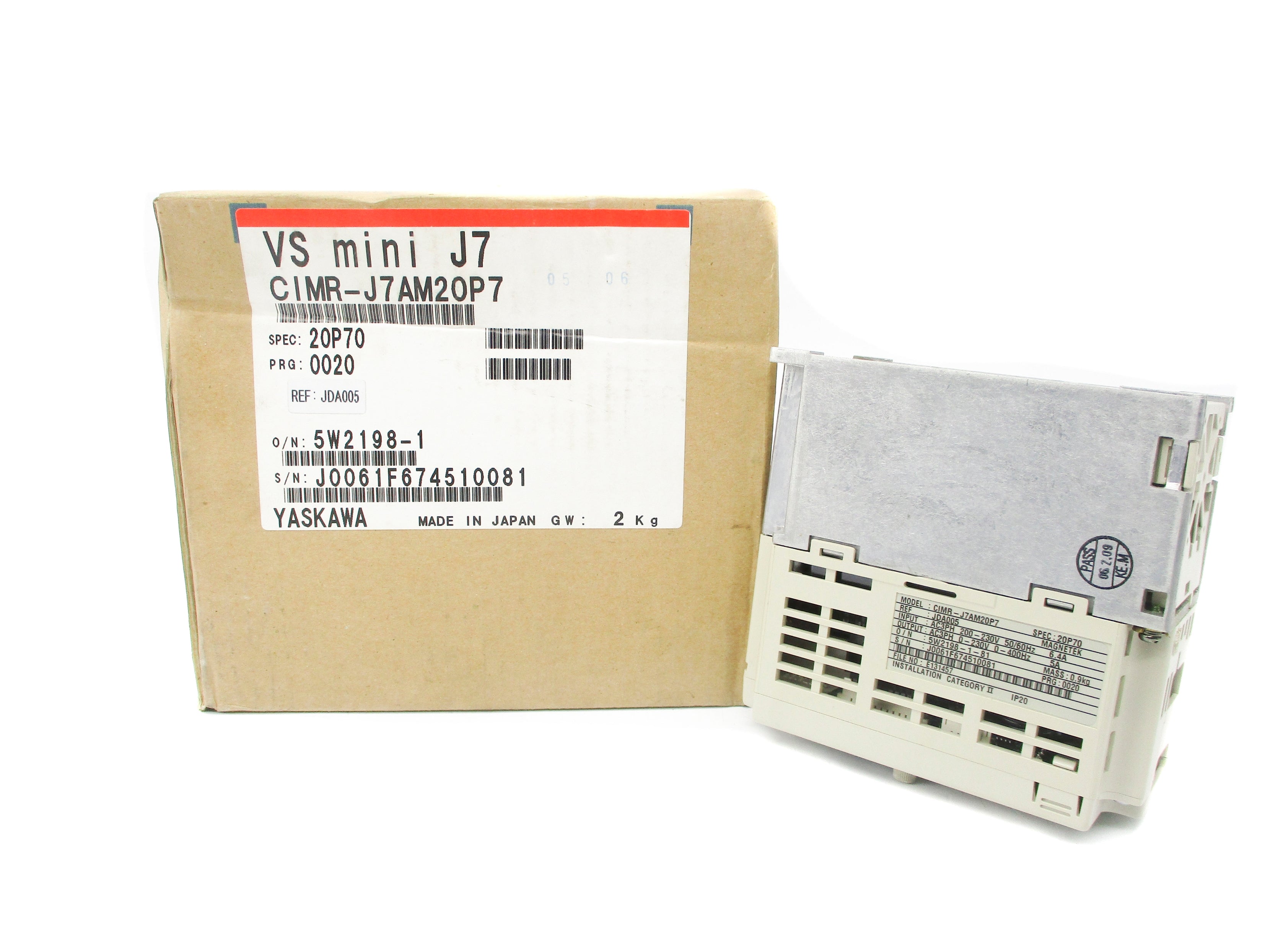 YASKAWA CIMR-J7AM20P7 NSMP